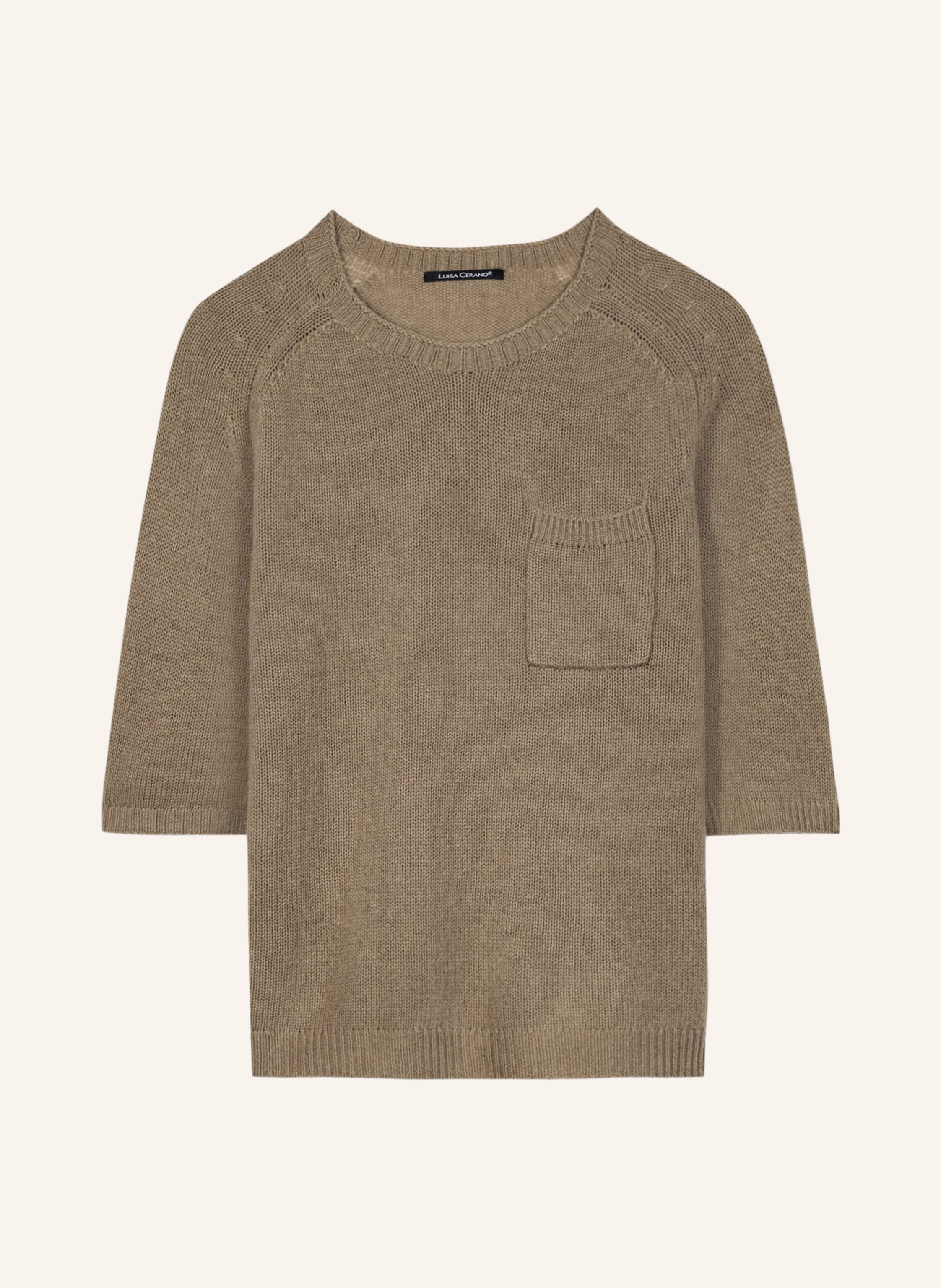 LUISA CERANO Strickshirt mit 3/4-Arm