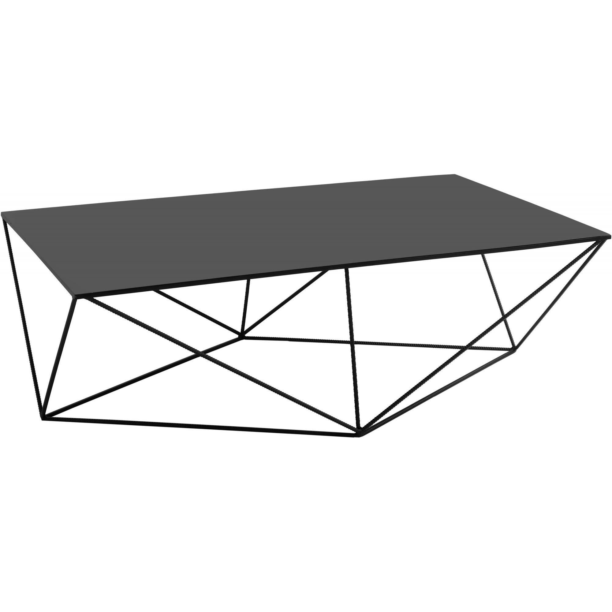 DARYL - Table basse Métal Noir
