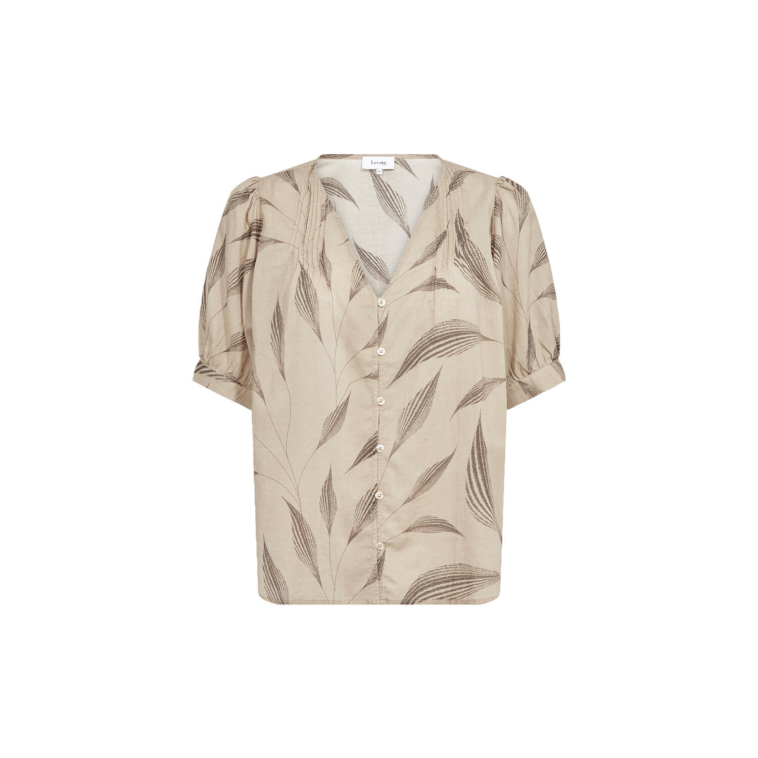 LR-SANDER 1 Skjorte, plaza taupe combi