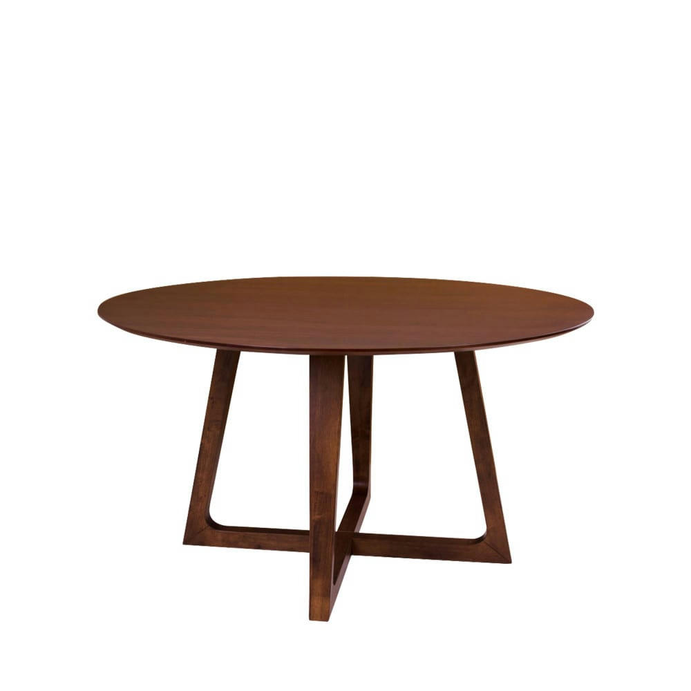 HELLERUP - Table à manger en bois D137 cm bois foncé