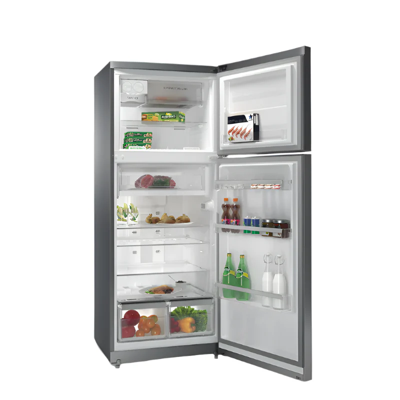 Whirlpool Top Mount Freezer-Fridge A++, 70Cm, 450LIt, Inox Stainless