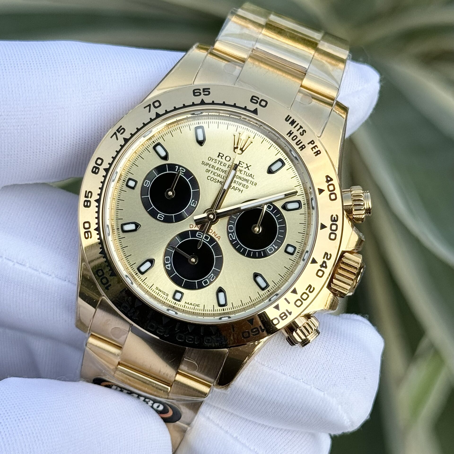 Rolex Daytona 116508 YG Plated Champagne Dial 40mm Oyster Super Clone