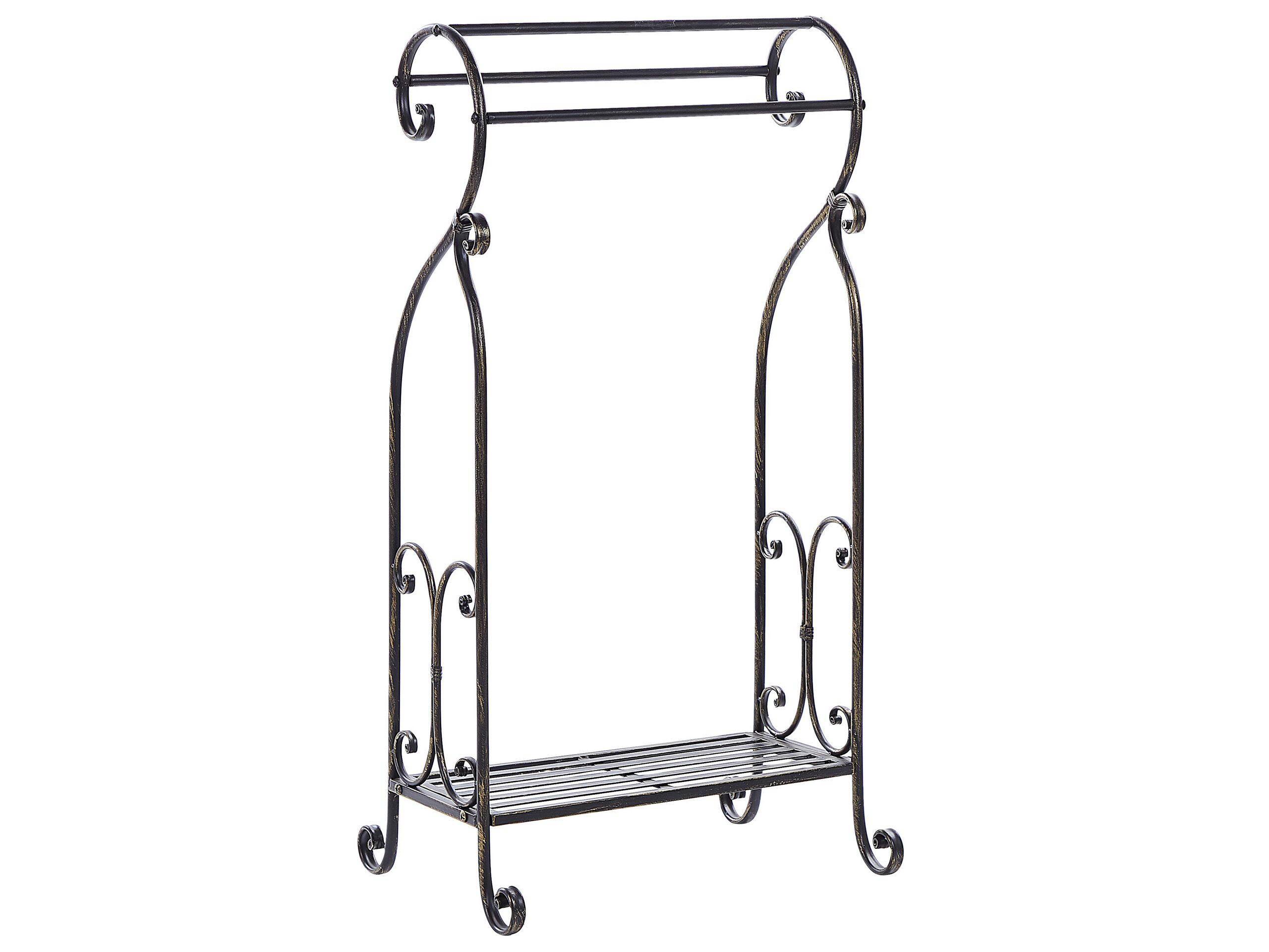 LINARES - Porte-serviettes 49 x 91 cm noir