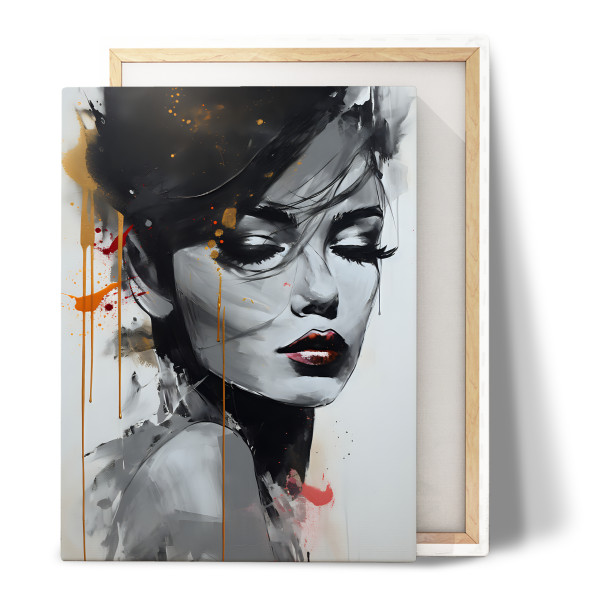 Obraz Na Ścianę Twarz KOBIETY Abstrakcja Glamour 20x30cm