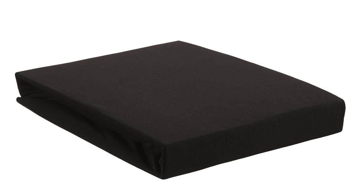 Beddinghouse - Jersey - Split-topper - Hoeslaken - 160x220 cm - Zwart