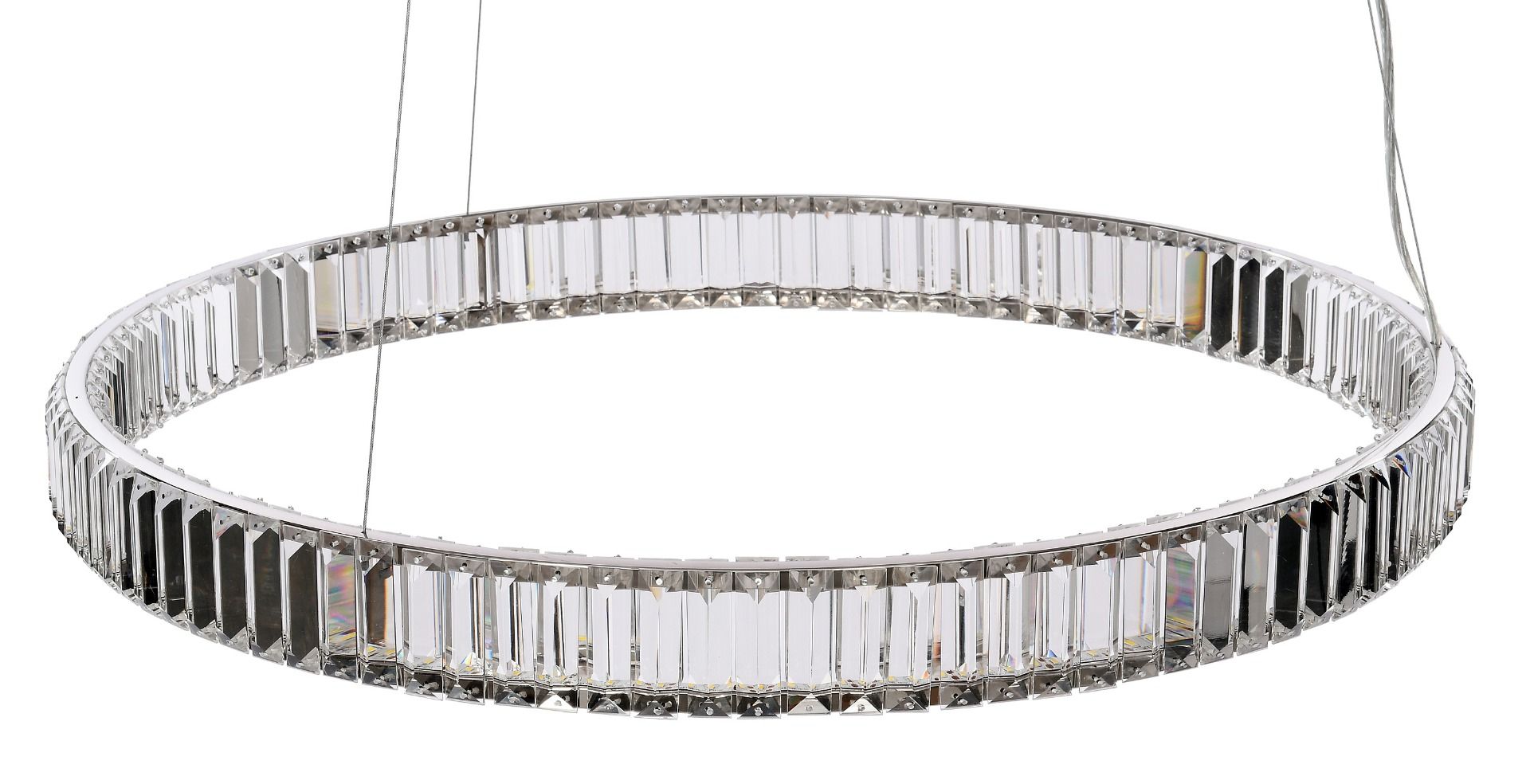 Lampa wisząca Ring Crystal XL śr. 80cm