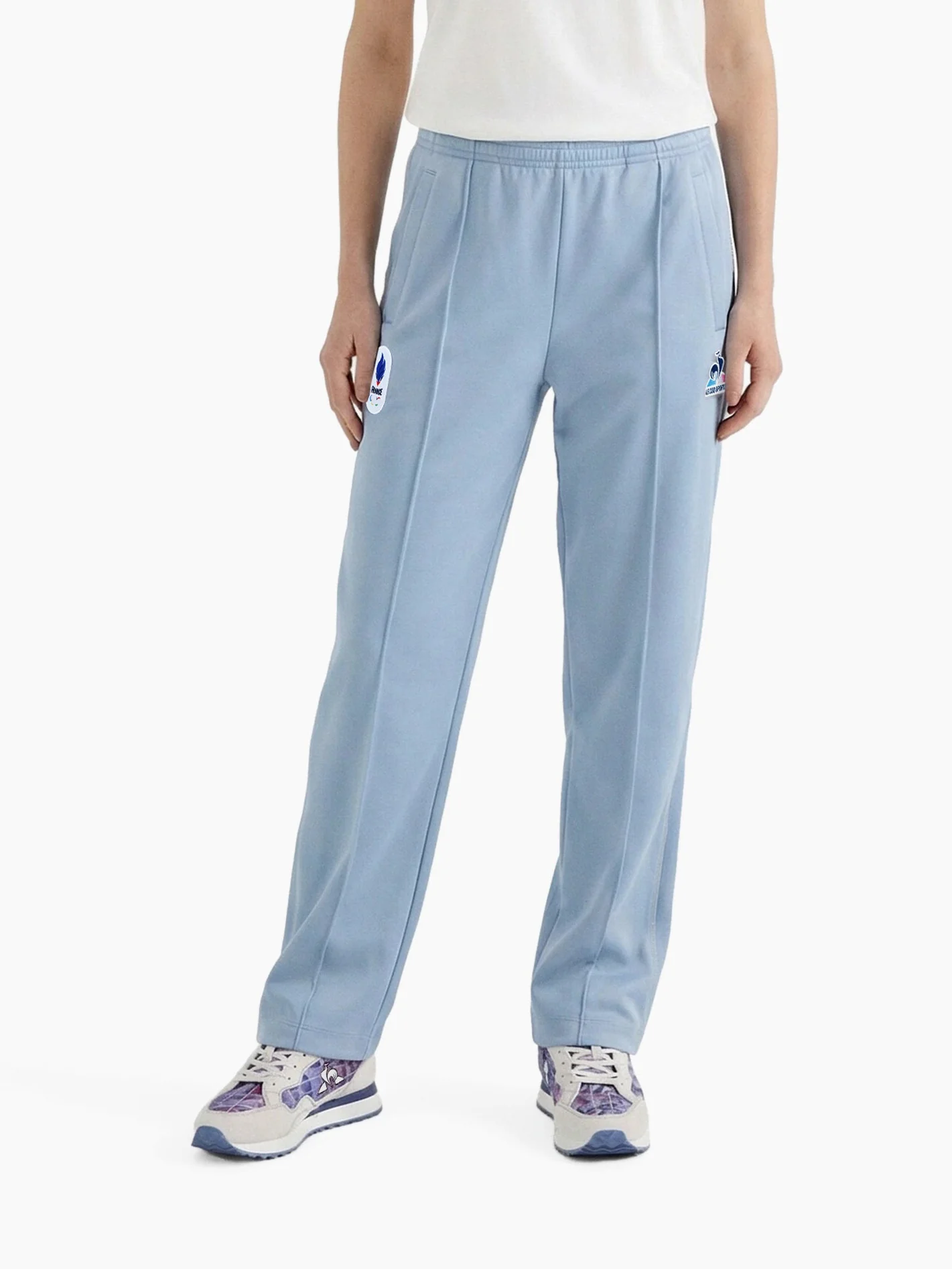 Pantalon droit double face effet brillant JP Milano-Cortina