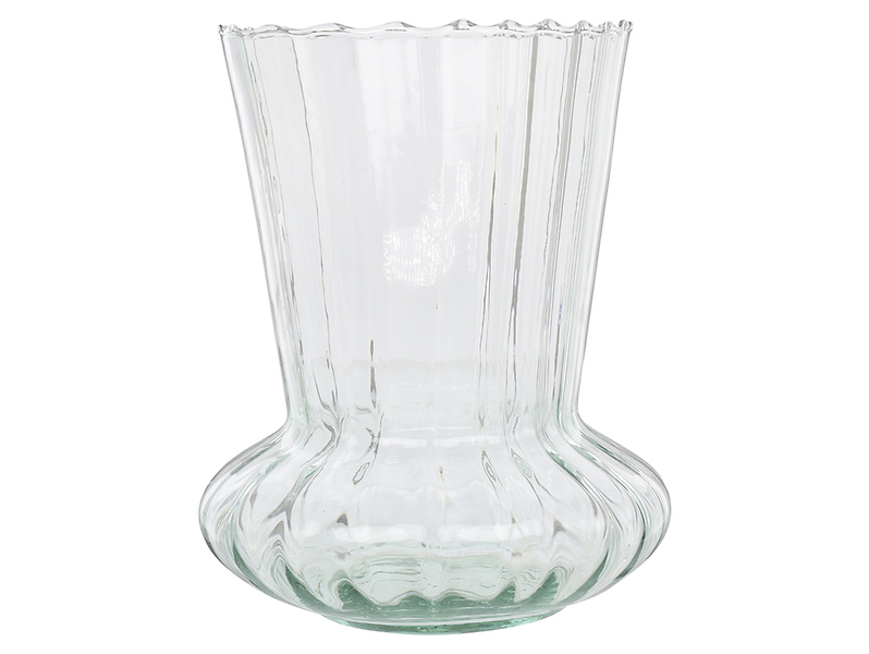 Wazon szklany 20 cm transparentny