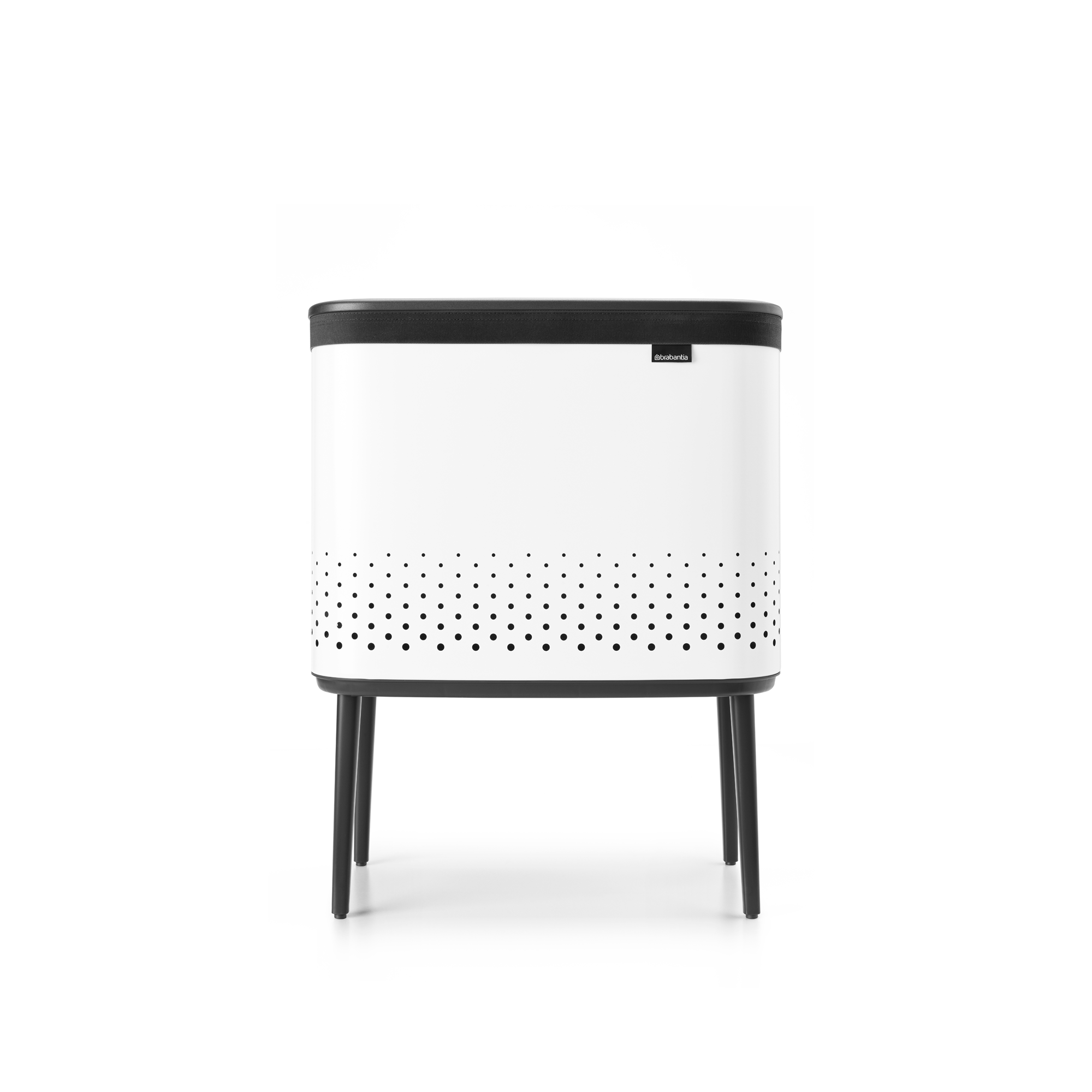 Brabantia Bo Wasbox, 60 liter, kunststof deksel - White