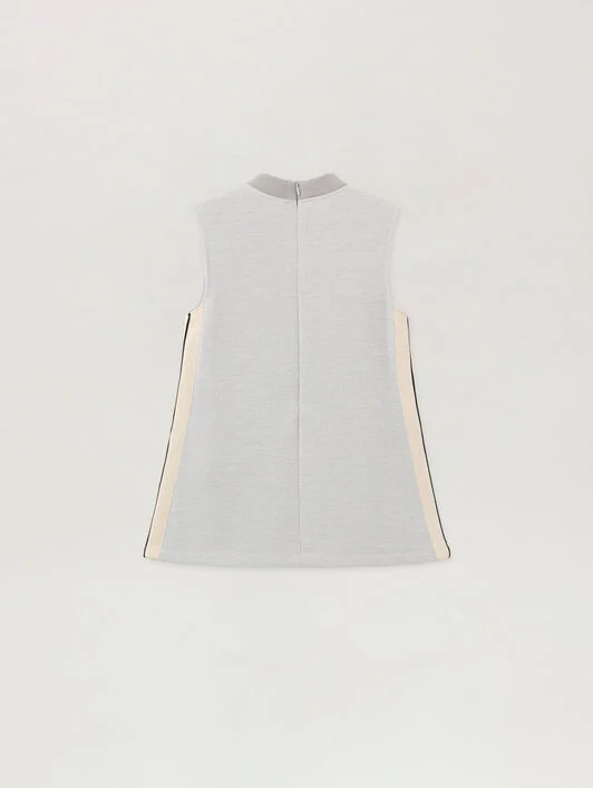 Lurex Knit Track Dress