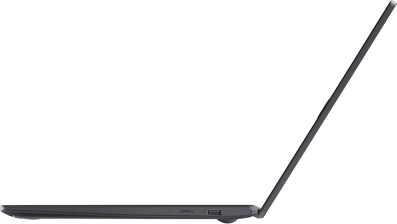 ASUS 15.6” Vivobook Go Slim Laptop  Thin & Portable for Student Study  Intel Dual Core N4500  4GB RAM  128GB SSD  Windows 11  Star Black  L510KA-ES04