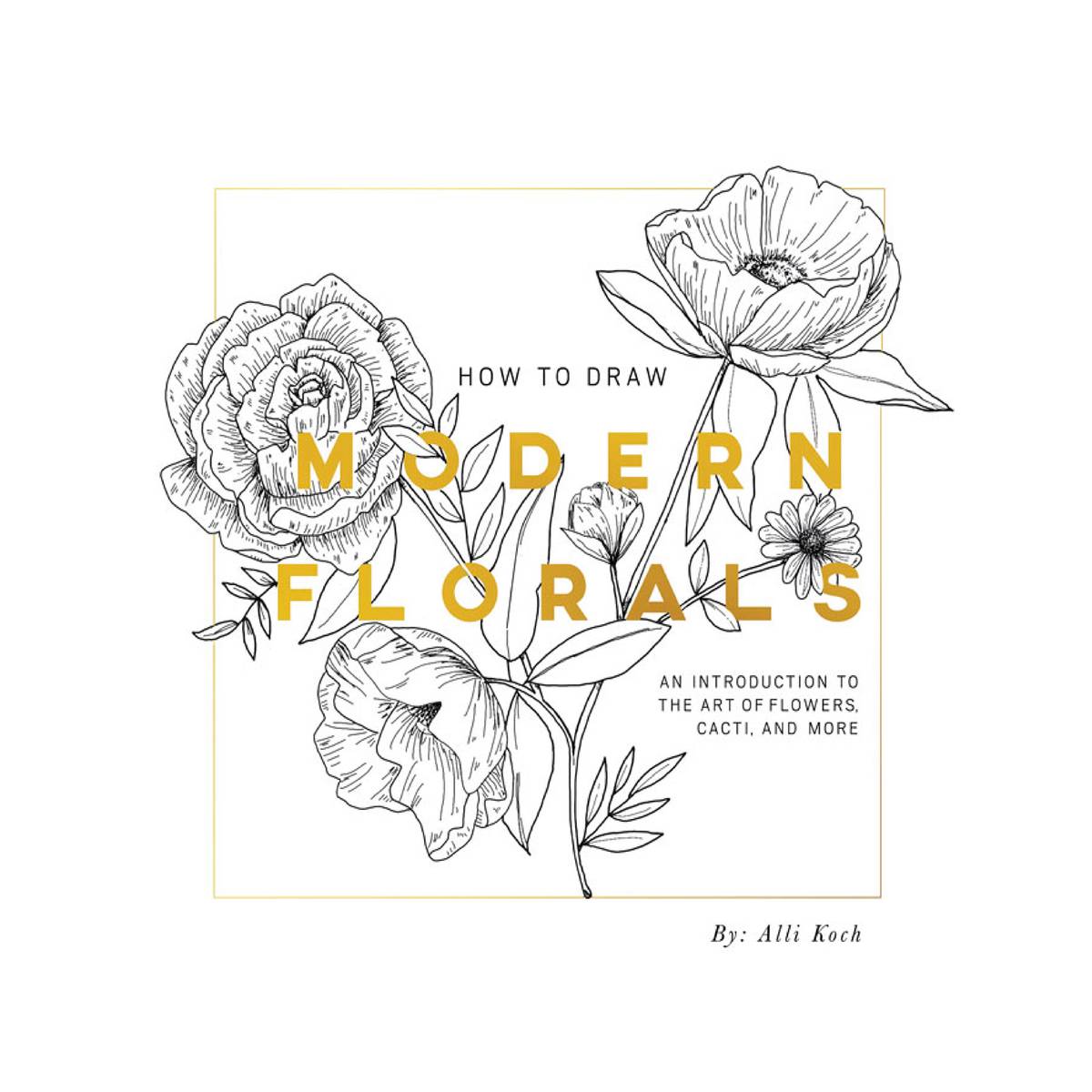 How To Draw Modern Florals