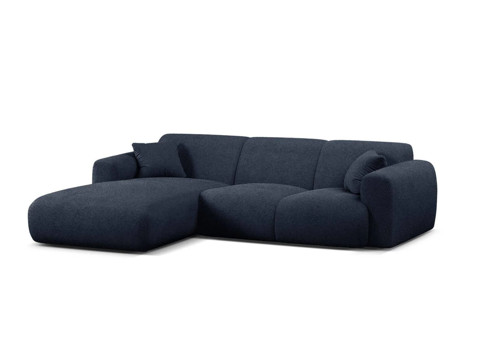 Hoekbank Molino links bouclé