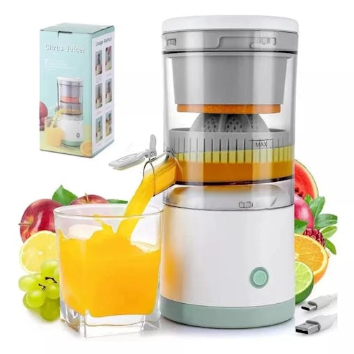 NNEOBA Portable Electric Fruit Juicer USB Rechargeable White