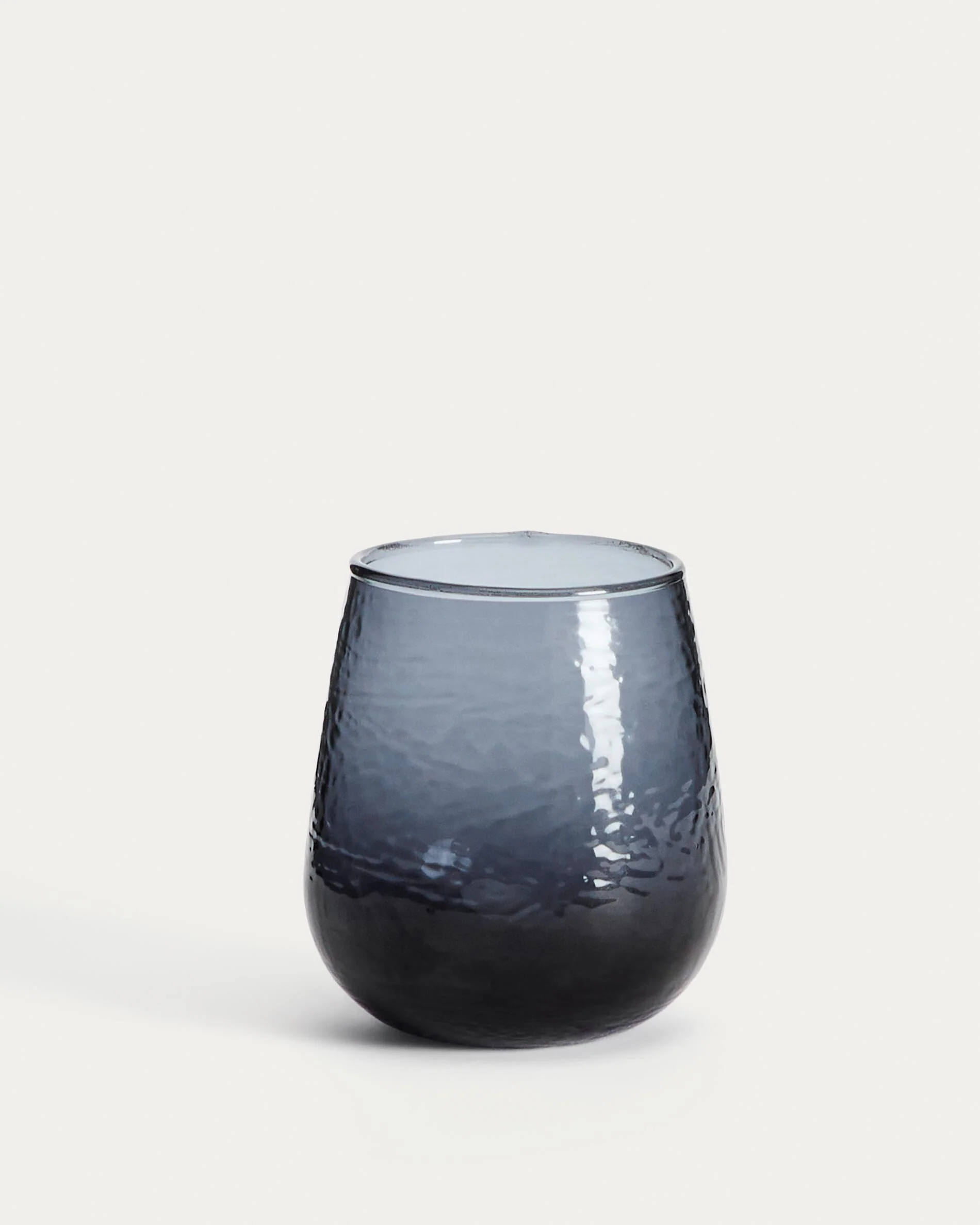 Sileia cup made of blue recycled glass