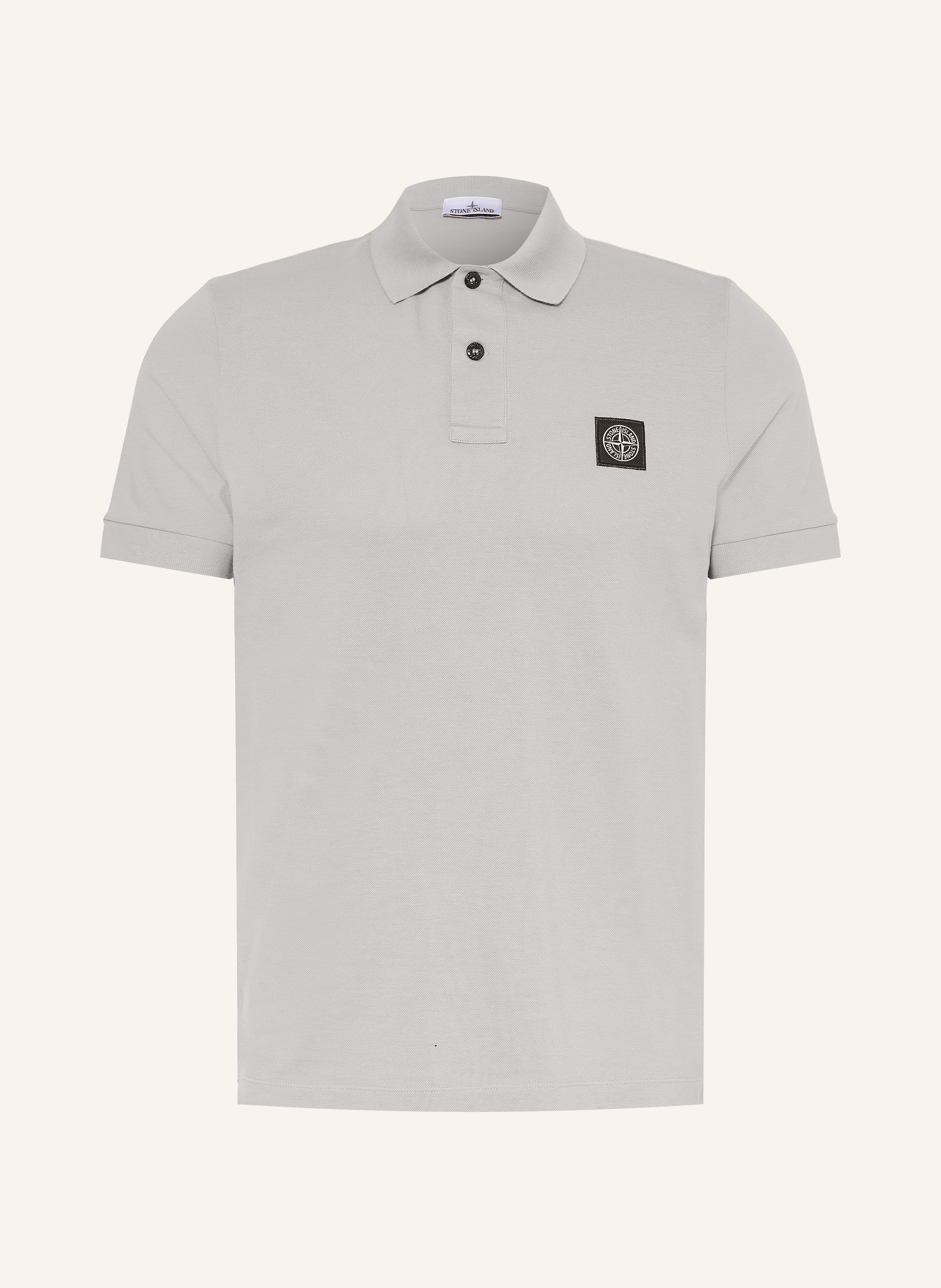 STONE ISLAND Piqué-Poloshirt Slim Fit