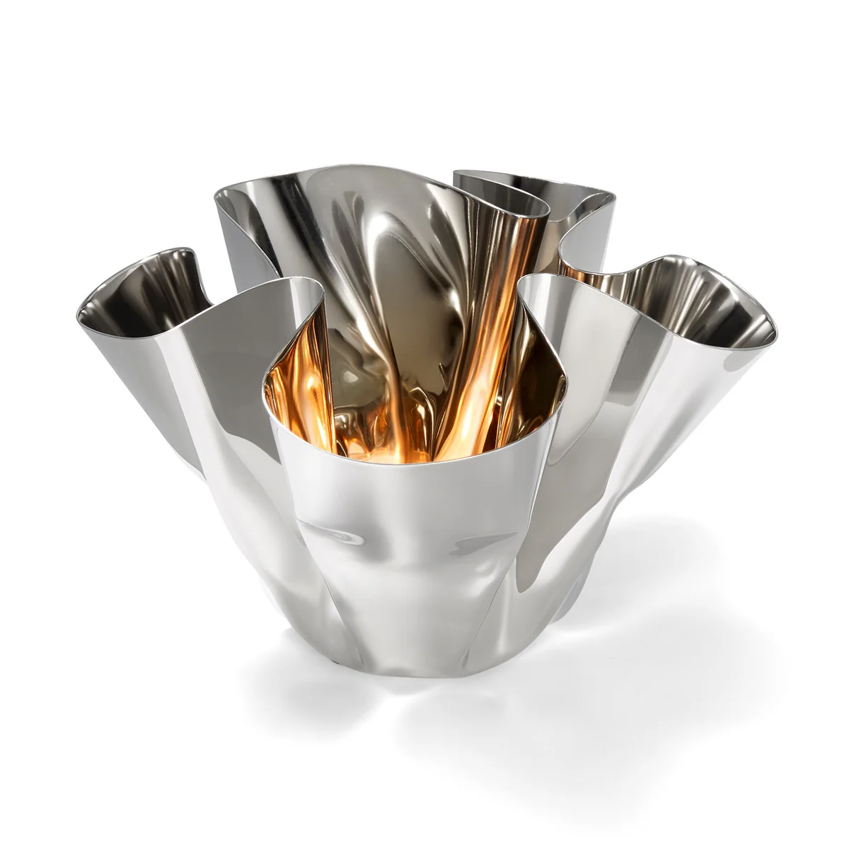 Philippi - Margeaux Windlicht, Ø 17 cm, silber