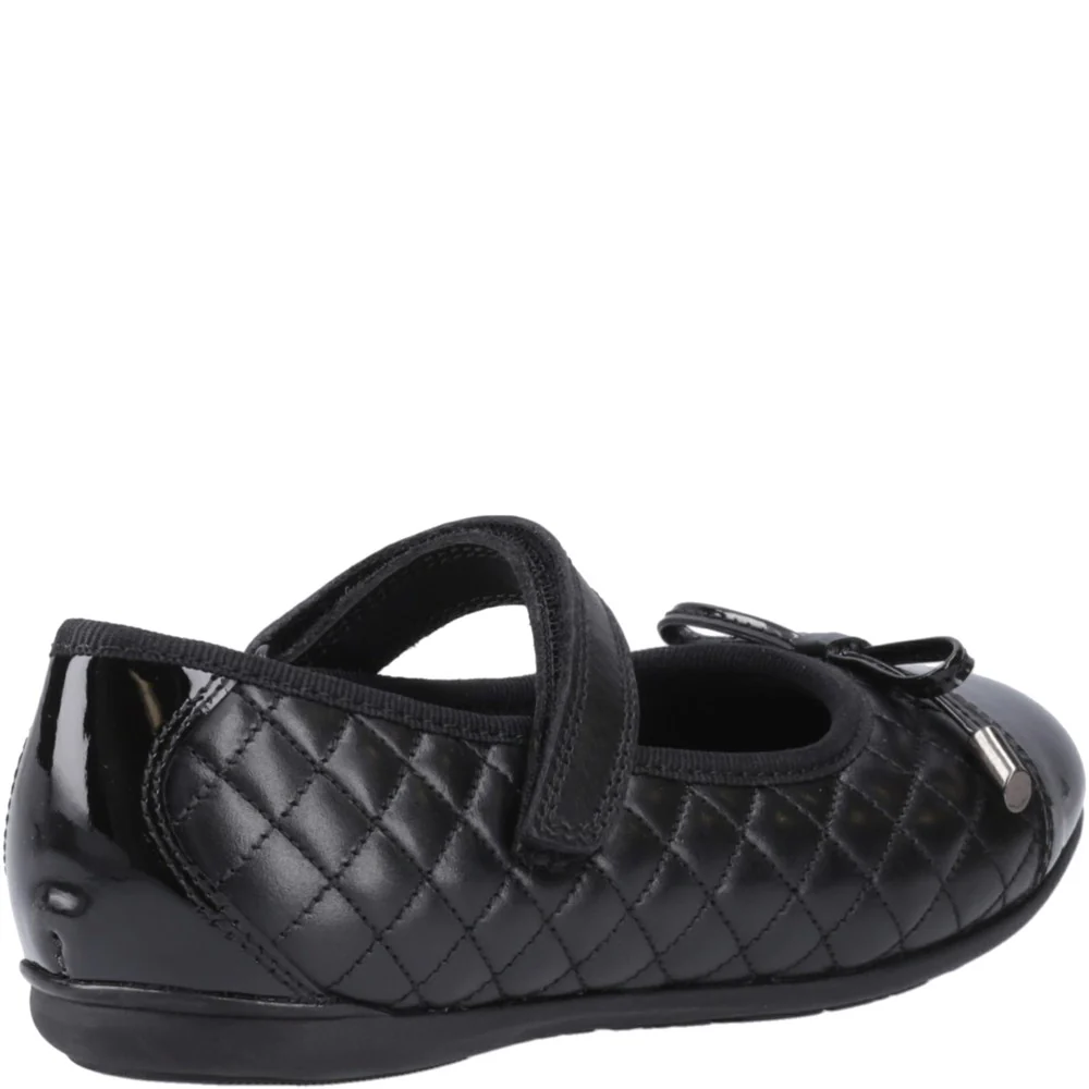 Hush Puppies Lottie Quilt Ballerina Junior School Shoes