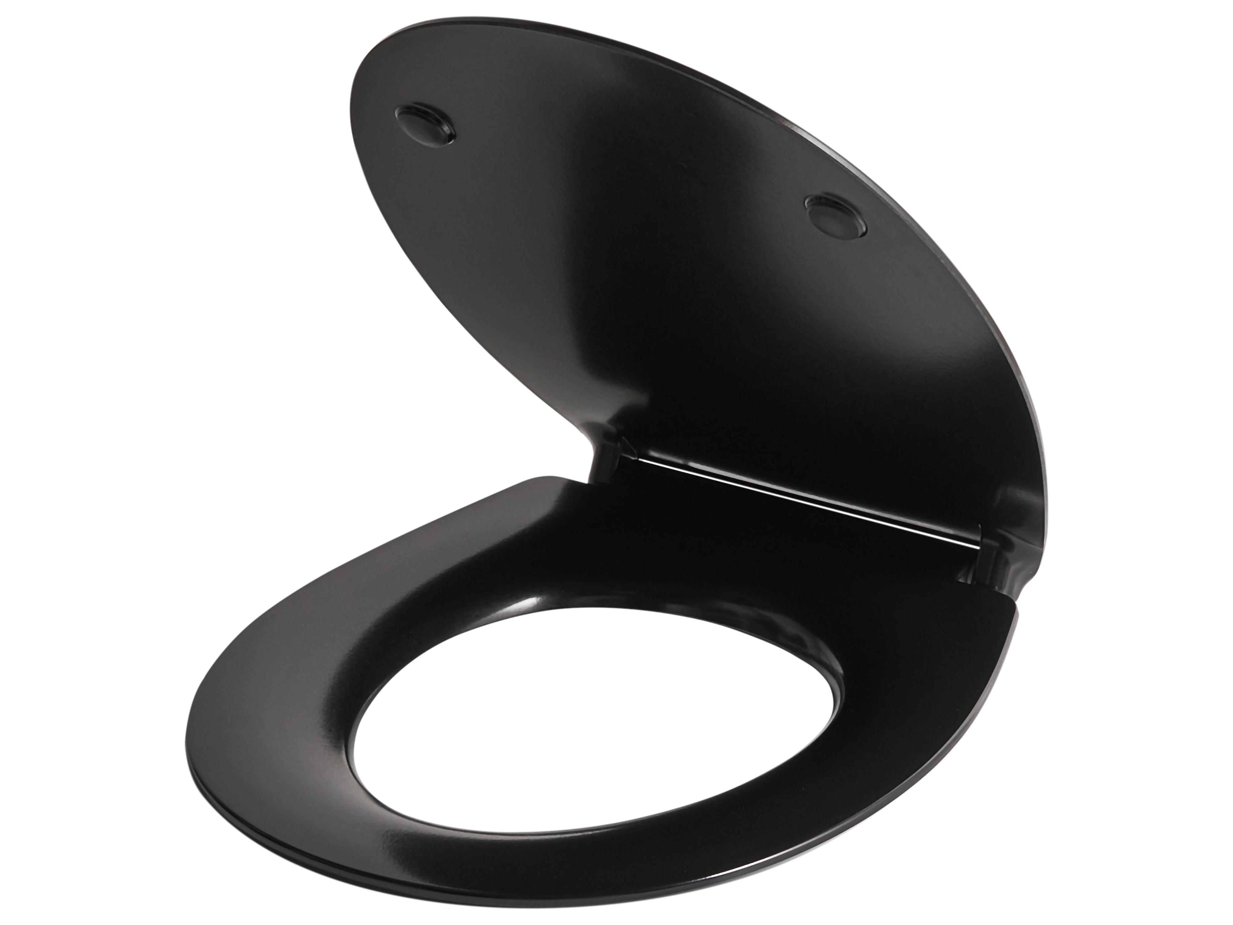 Toilet Seat PUTUMAYO Slim Soft Close Duroplast Black