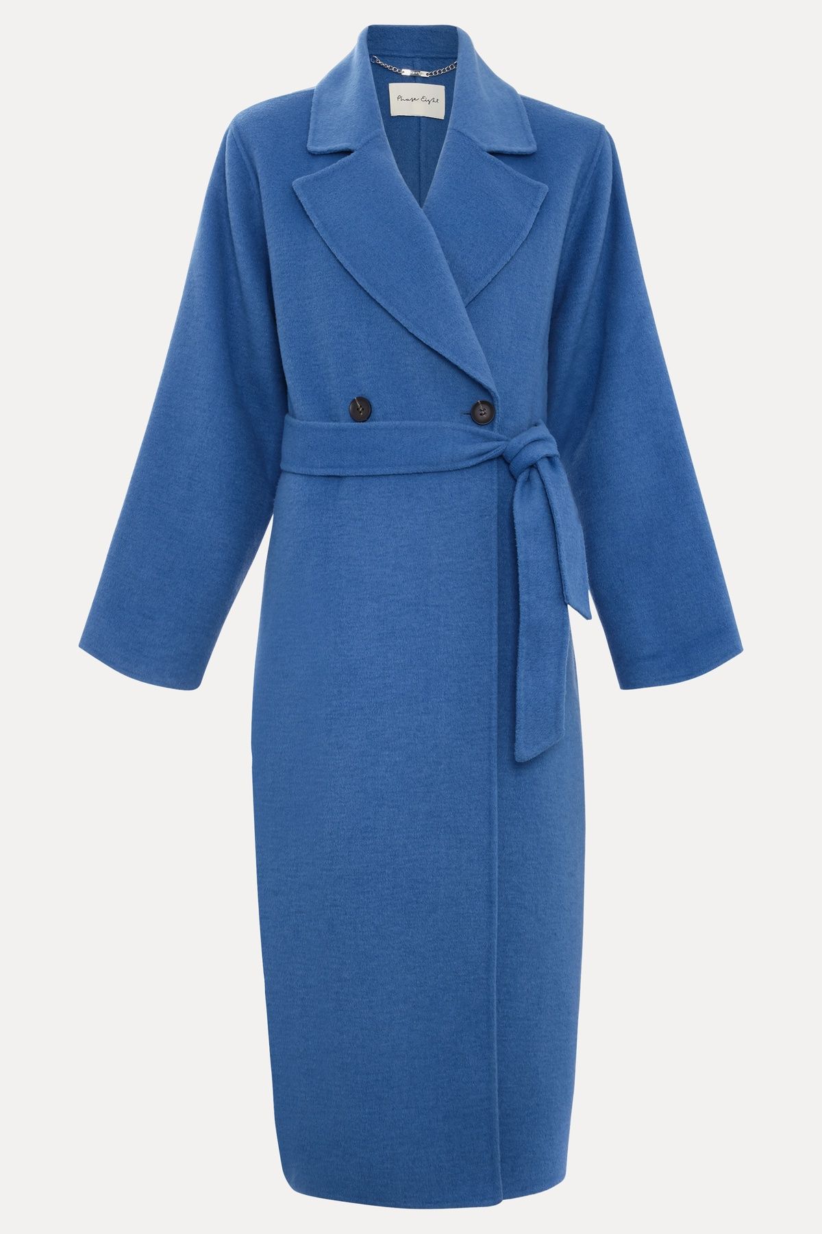 Phase Eight Long Sleeve Belted Wrap Midi Coat