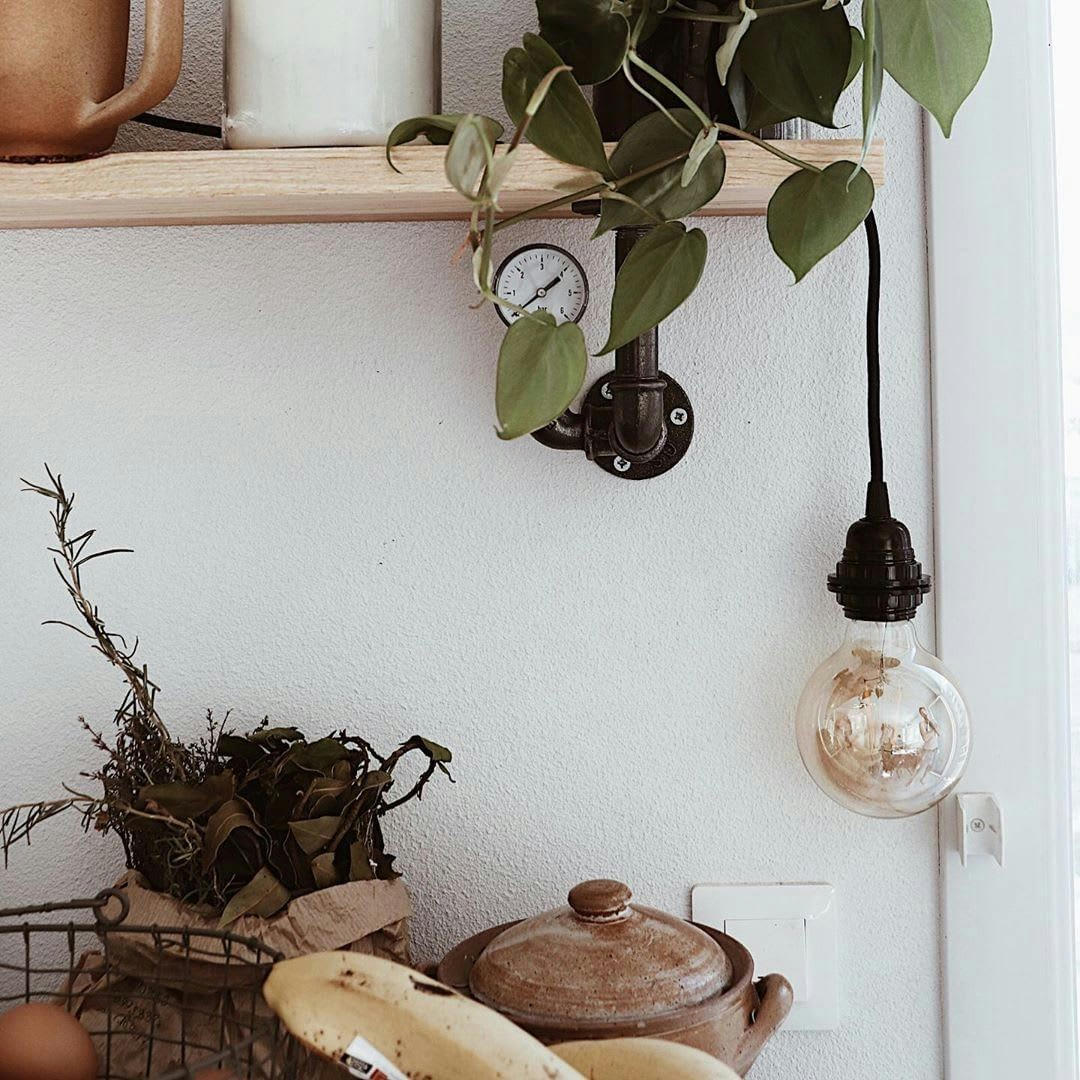 HOOPZI - Suspensions plafonnier 5 fil noir