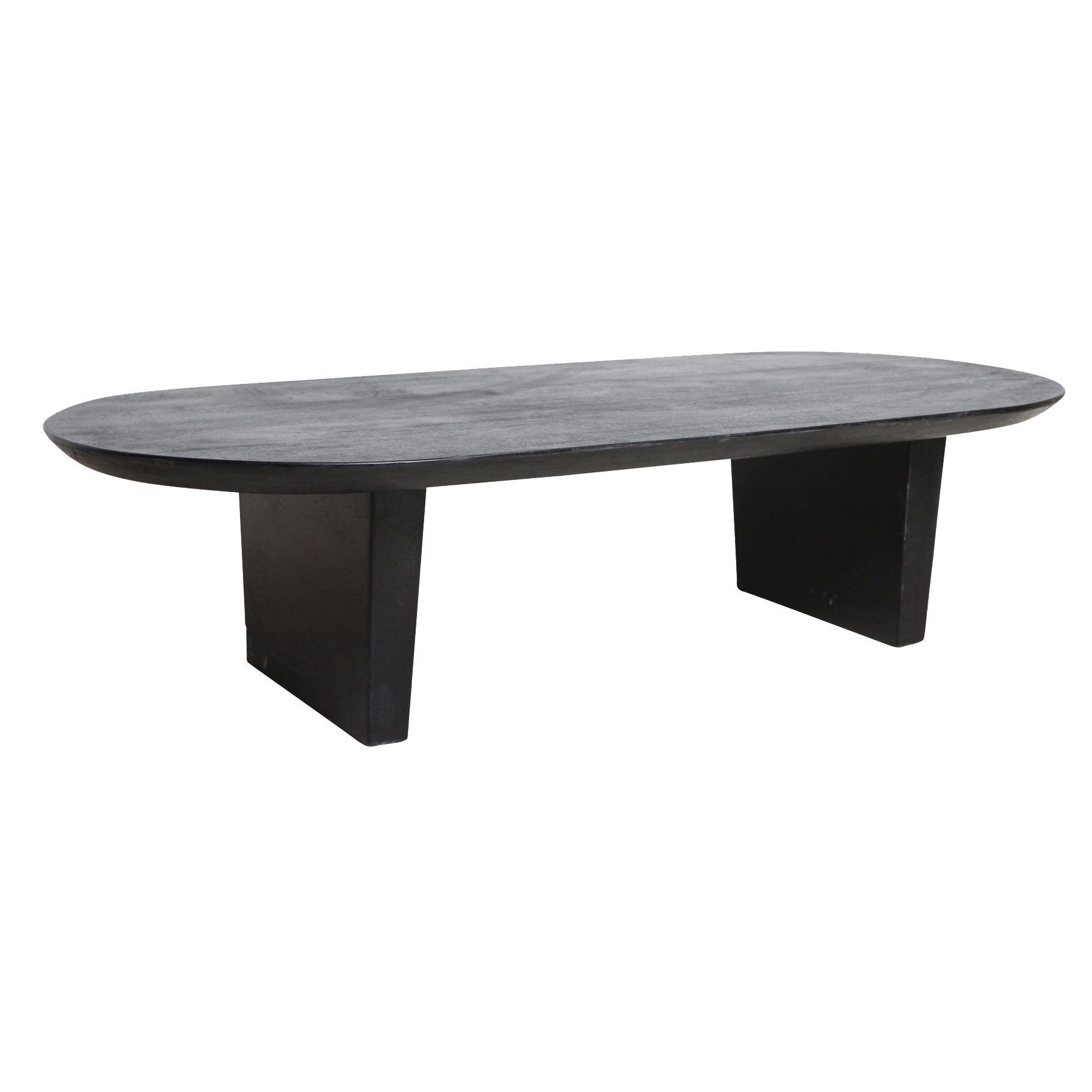 Raw Materials salontafel Bullnose - zwart - 14x60x35 cm