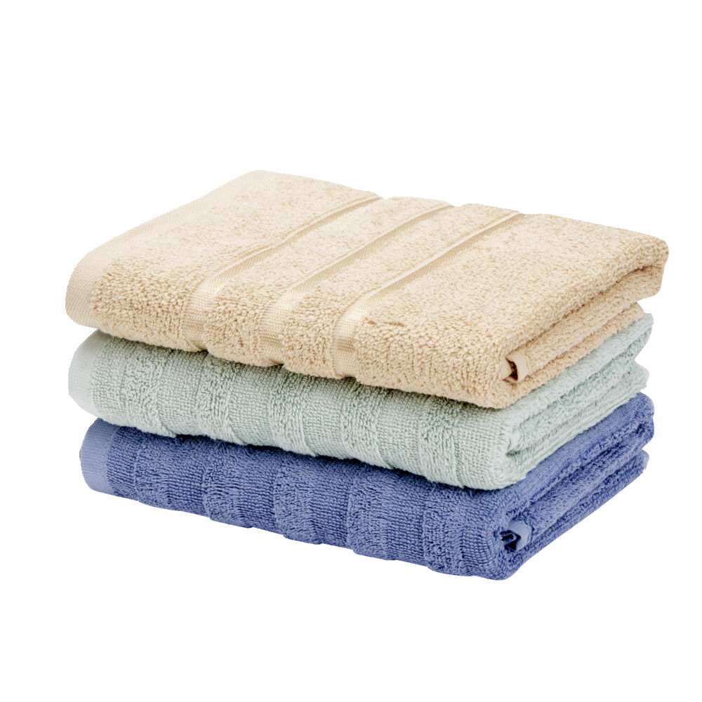 Serviette de toilette 100% coton 50x90cm - 3 modèles