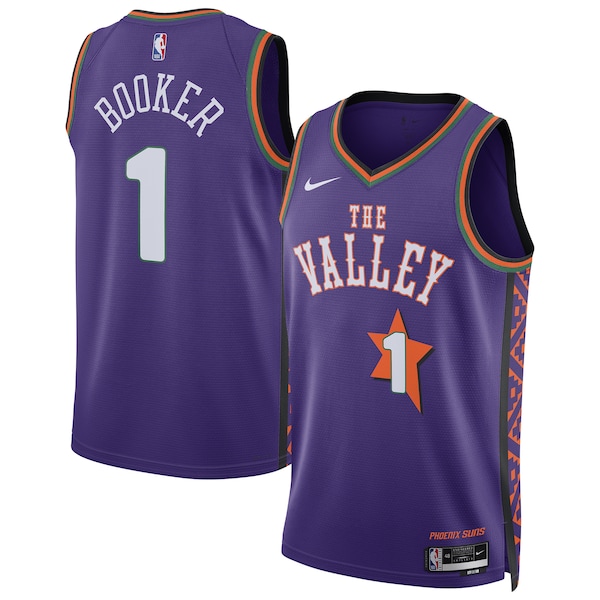 Devin Booker Phoenix Suns Nike Unisex 2024/25 Swingman Player Jersey - City Edition - Purple