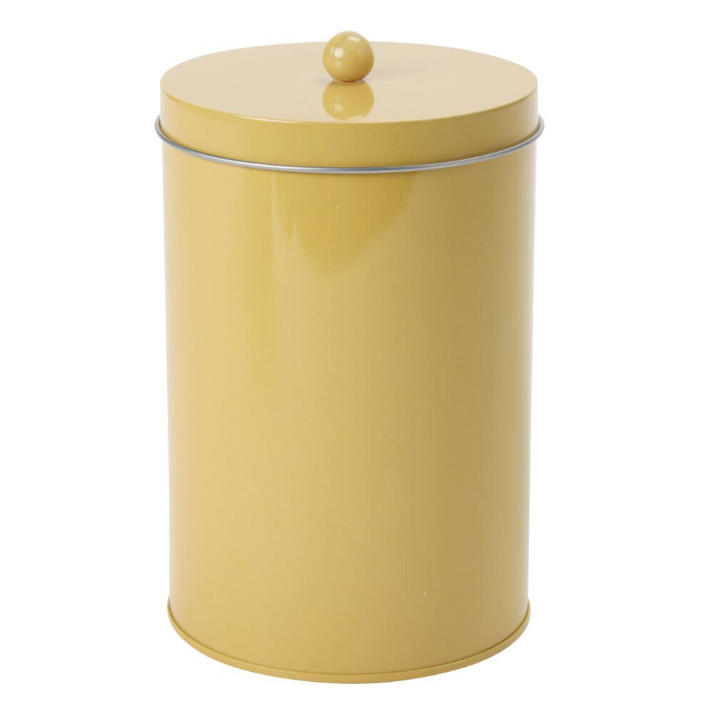 BoÎte de conservation ronde étain Ø10xH15cm (3 modèles)