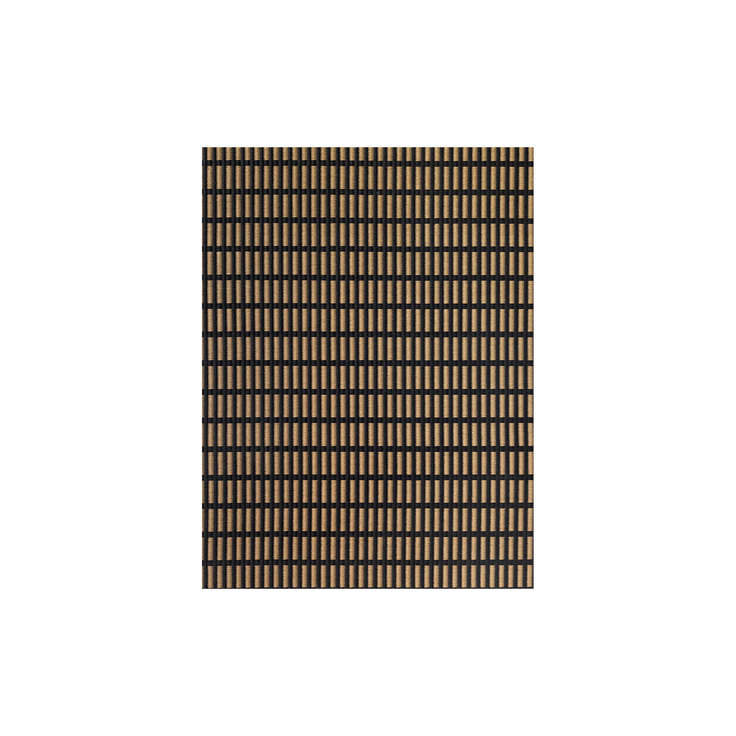New York Rug, black/natural