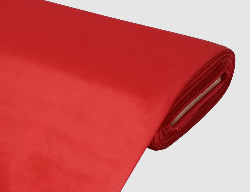 Dekostoff Satin Rot