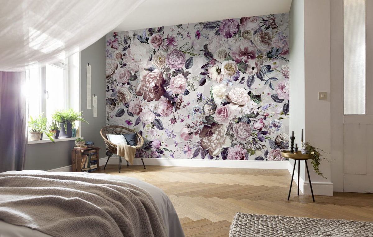 Komar fotobehang Lovely Blossoms roze - 350 x 250 cm - 611640