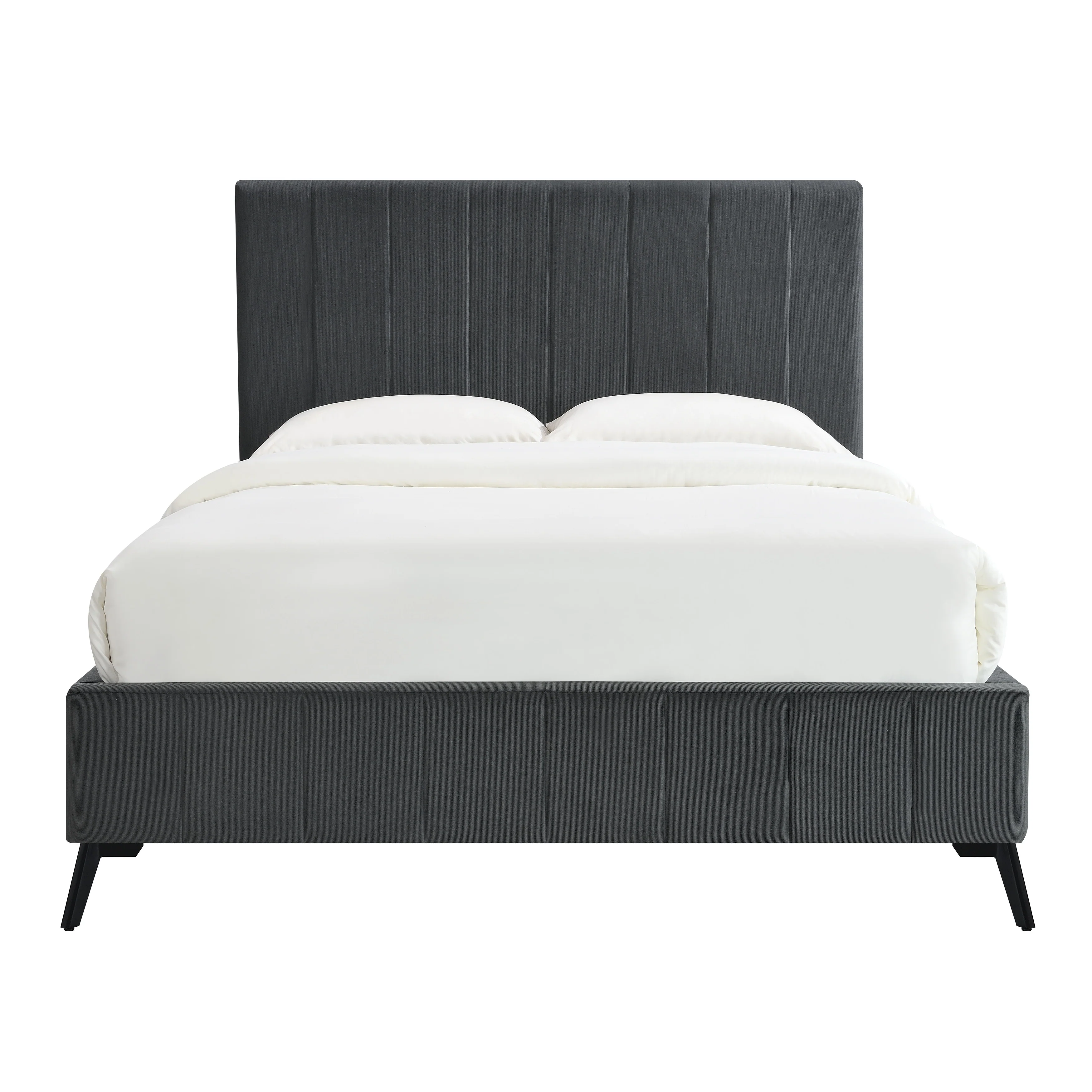 Rian Channel Upholstered Stain Resistant King Bed