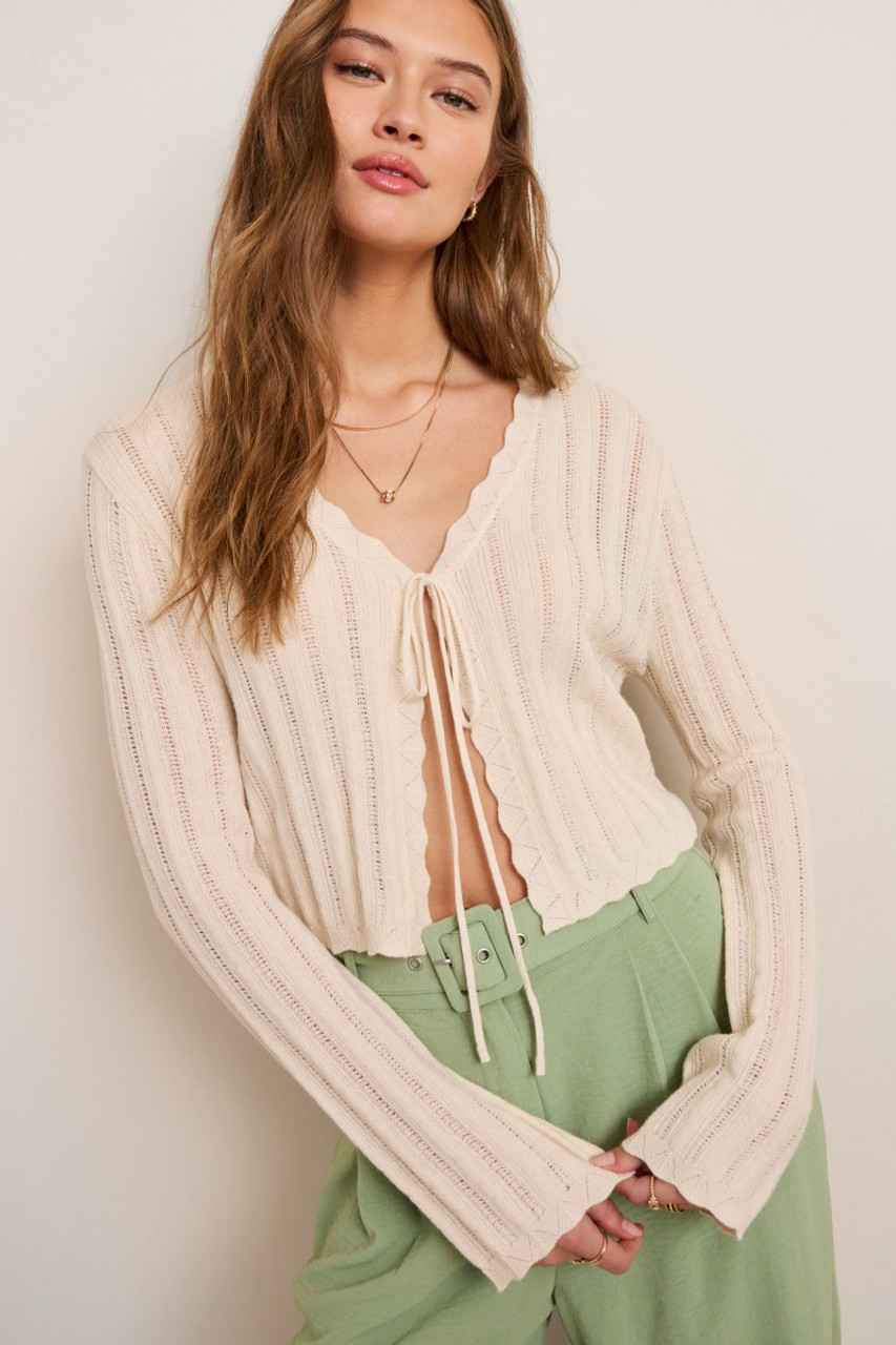 Joy Tie Front Cardigan