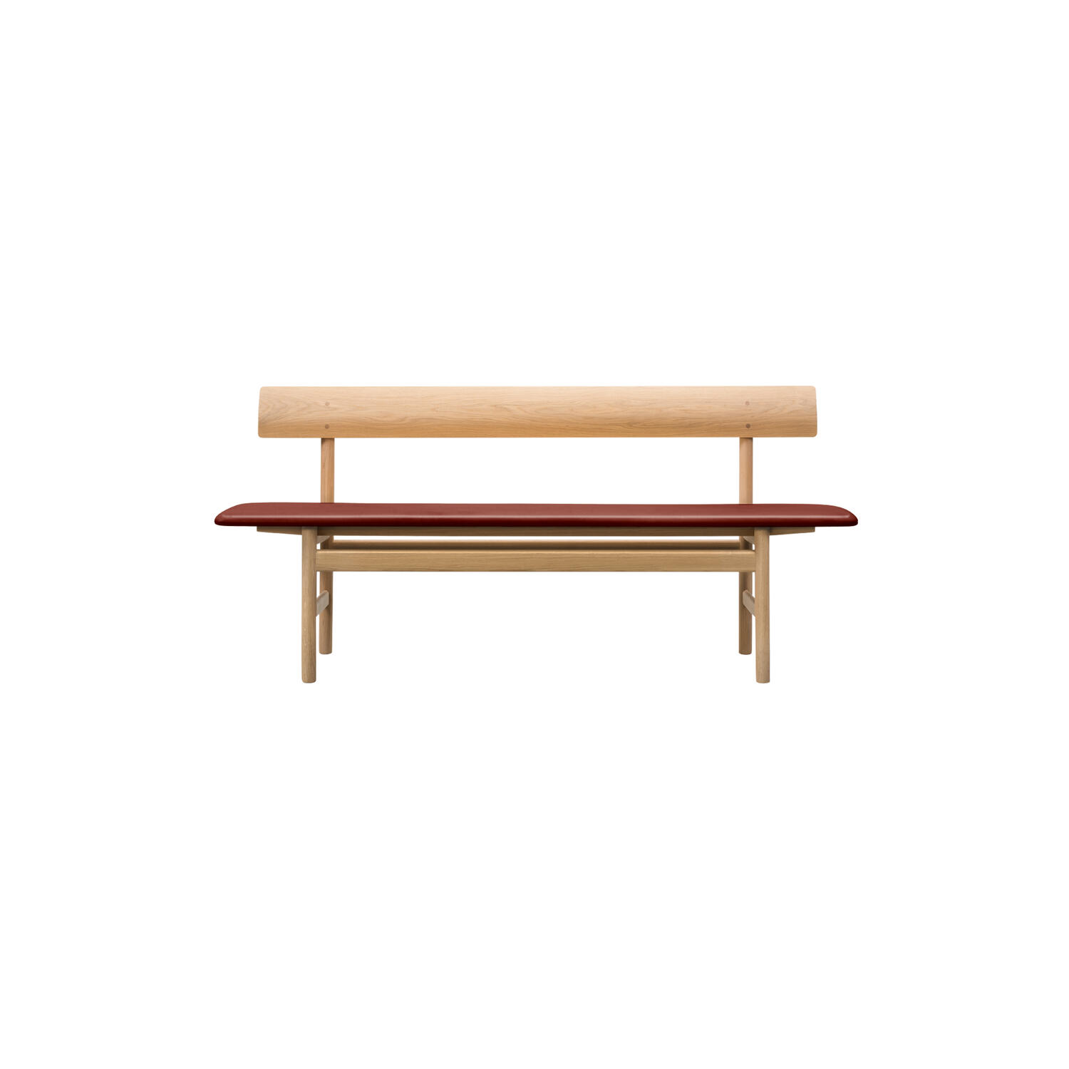The Mogensen Bench b&aelig;nk, s&aelig;bebehandlet eg/burnt sienna