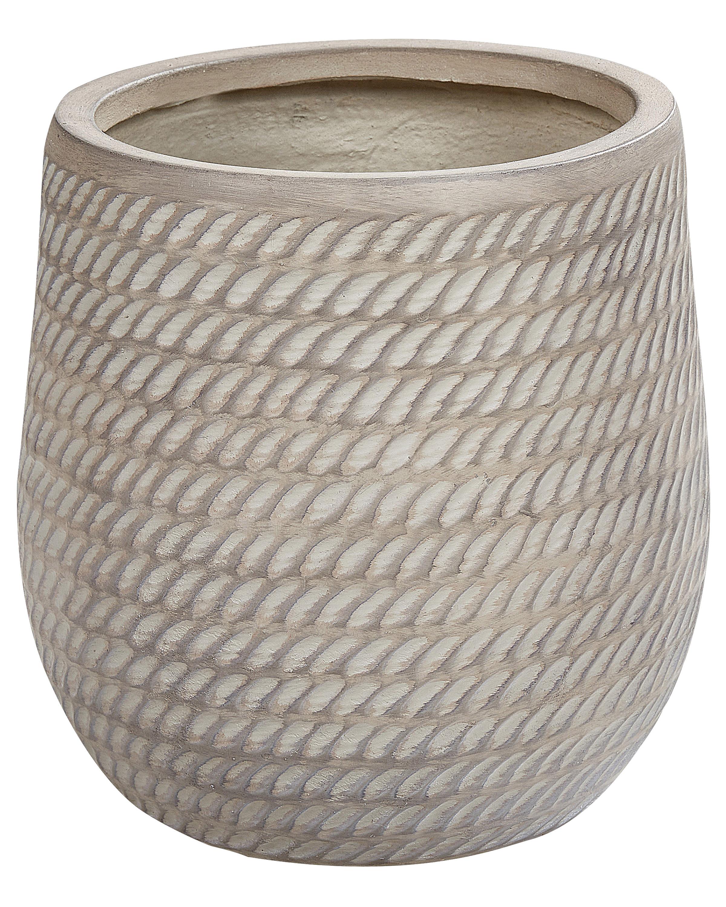 Plant Pot LIVADIA 19 cm Taupe