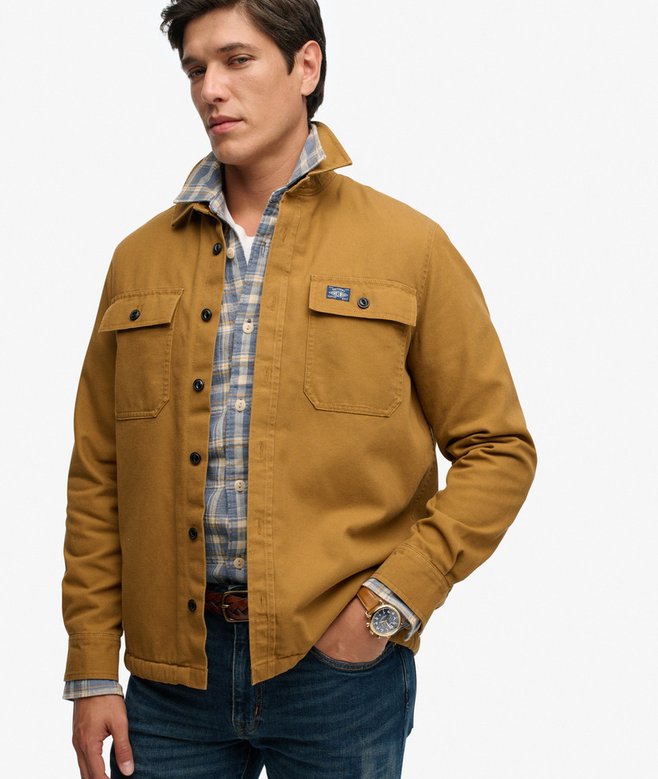 Vintage Borg Lined Miller Overshirt