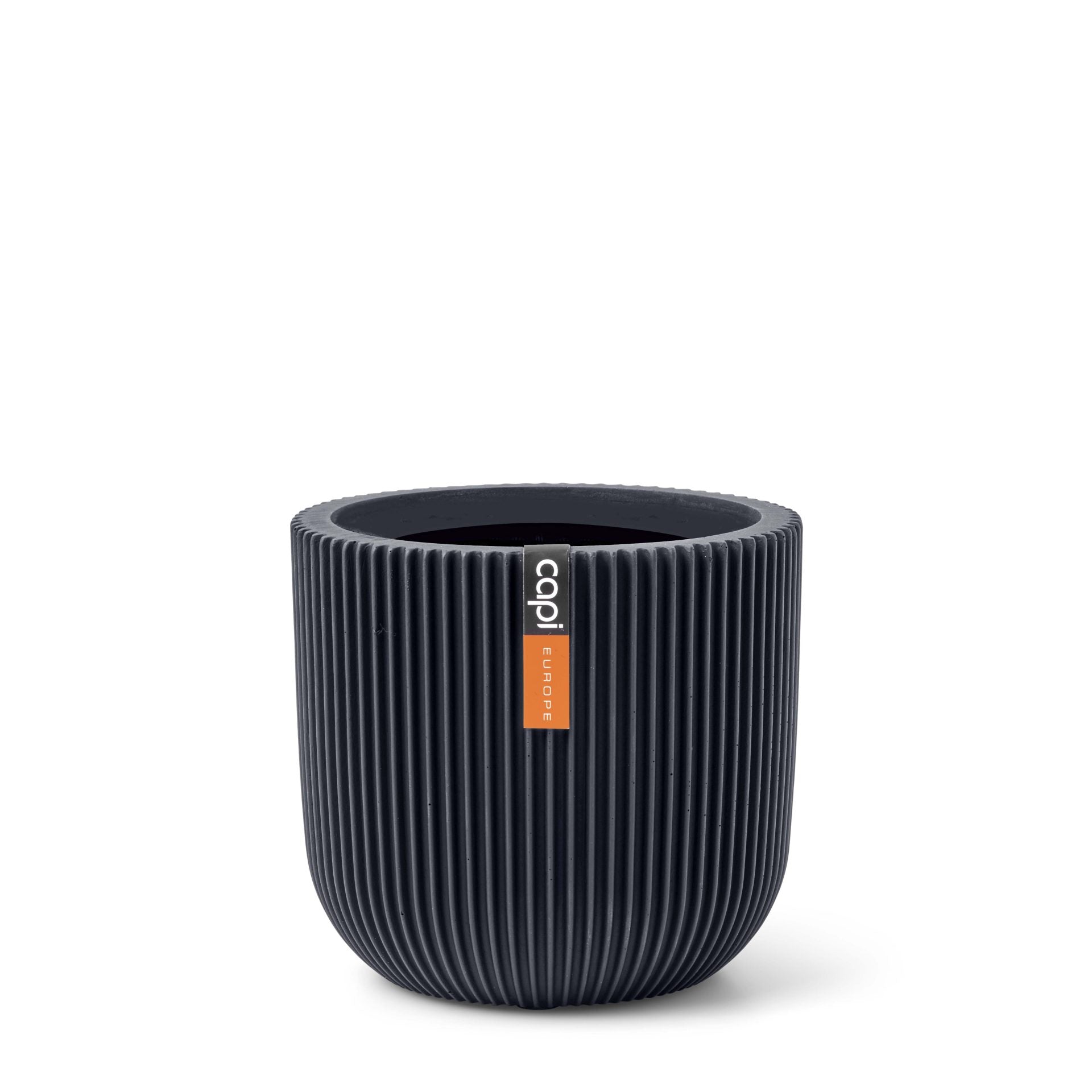 Capi Europe - Pot bol Groove - 24x21 - Grafietgrijs