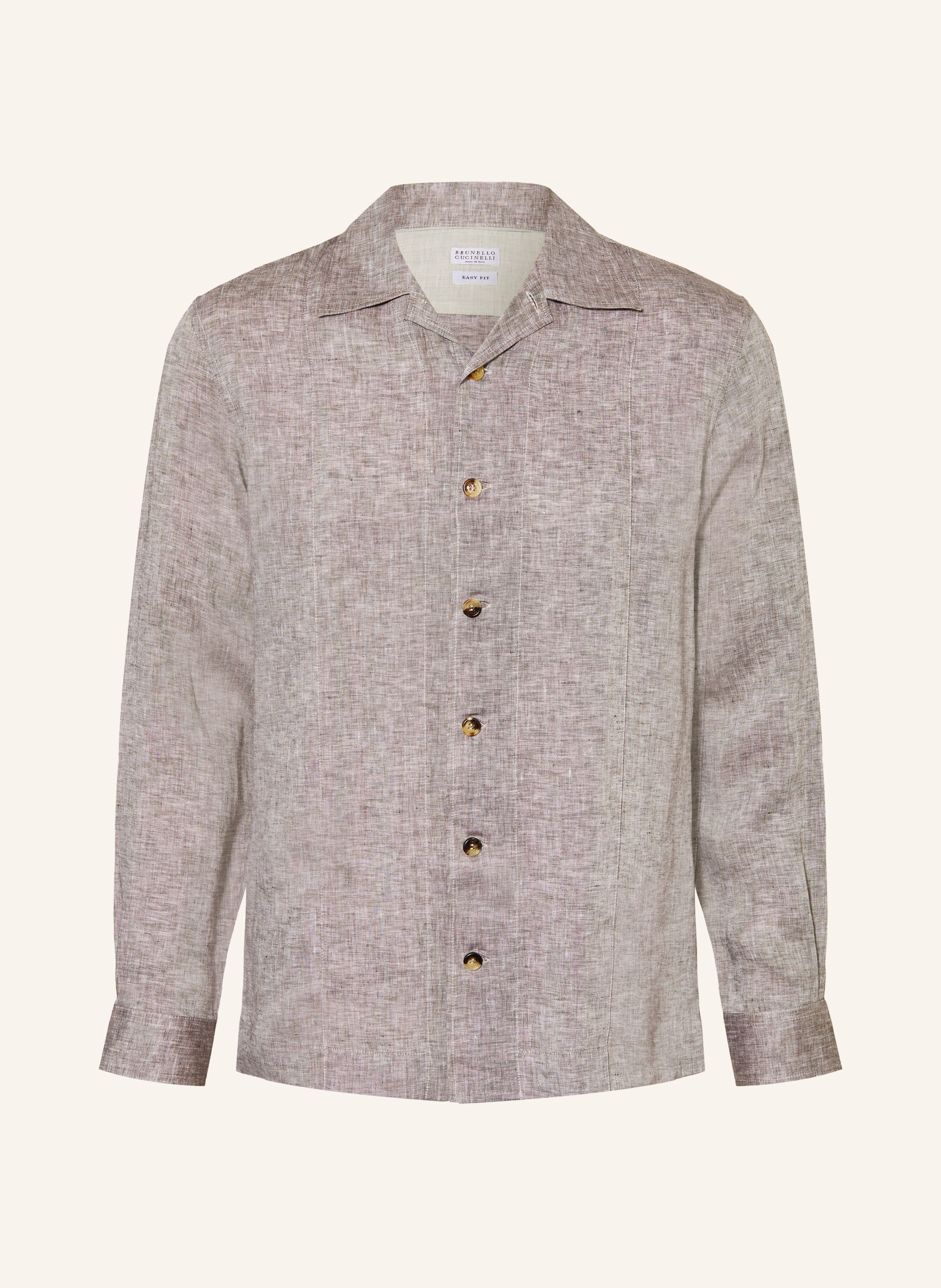 BRUNELLO CUCINELLI Leinenhemd Comfort Fit