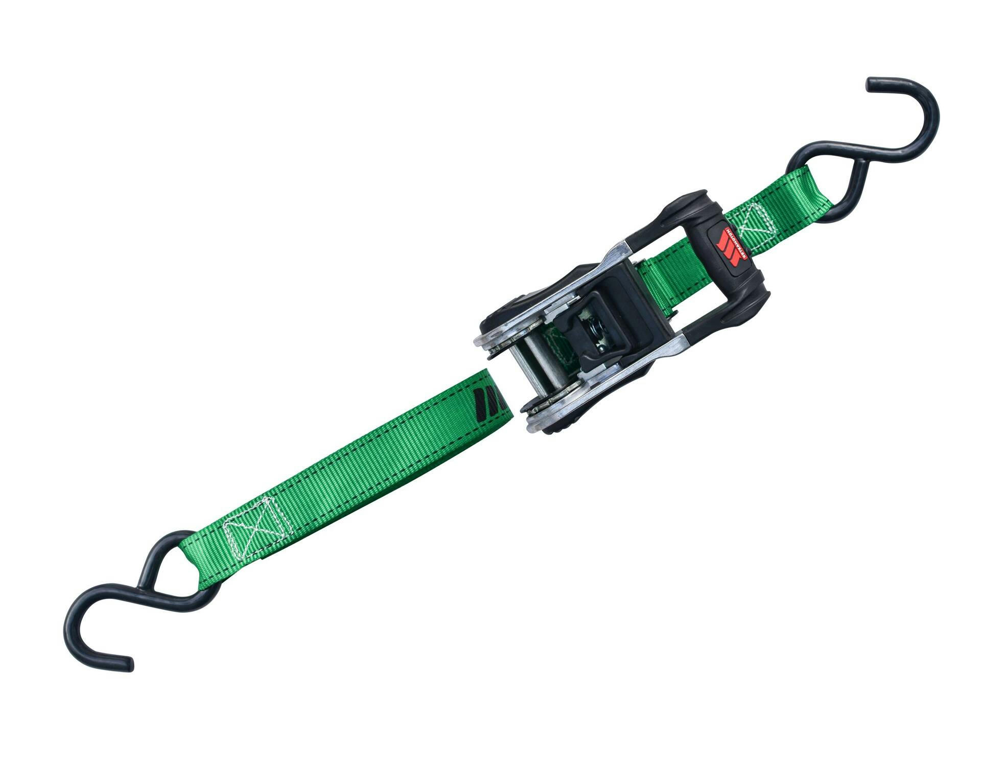MotoMaster 1,500-lb  Ratchet Tie Down Straps, with Padded Handle, 1-in x 14-ft