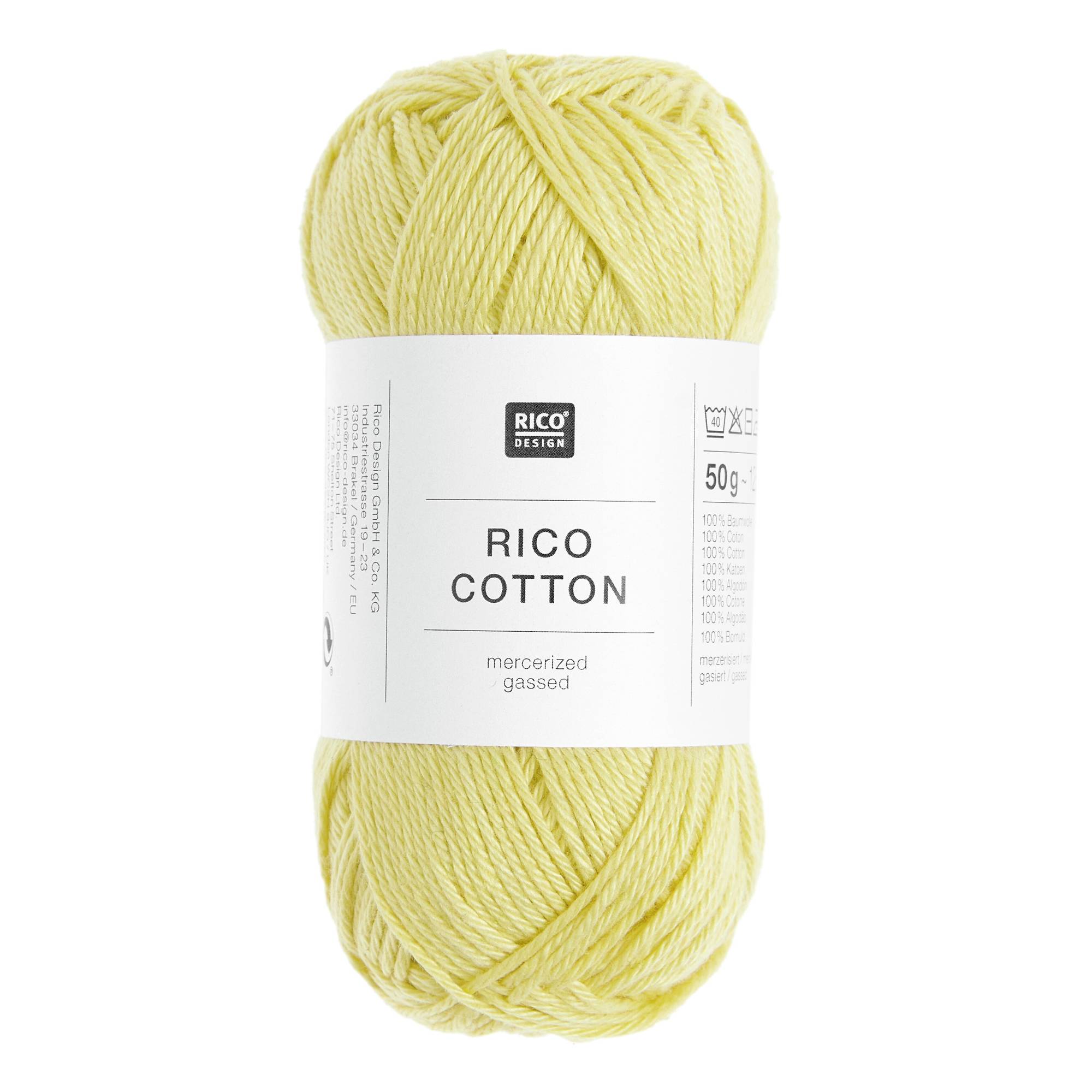 Rico Essentials Vanilla Cotton 4ply 50g