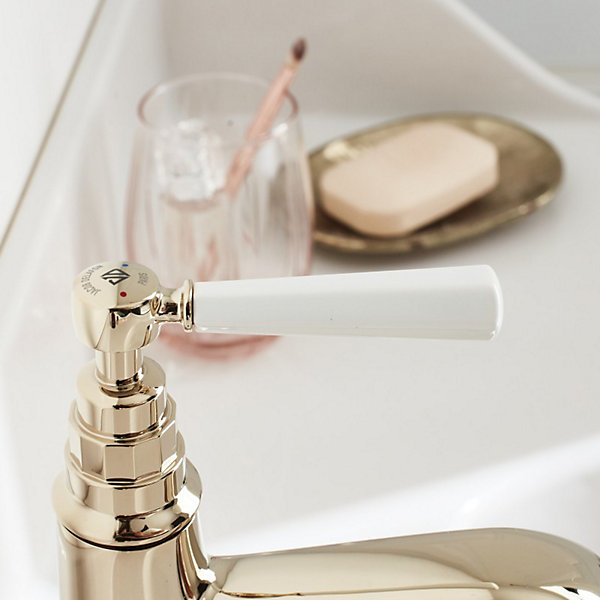 Mitigeur lavabo JACOB DELAFONCléo 1889 Or beige