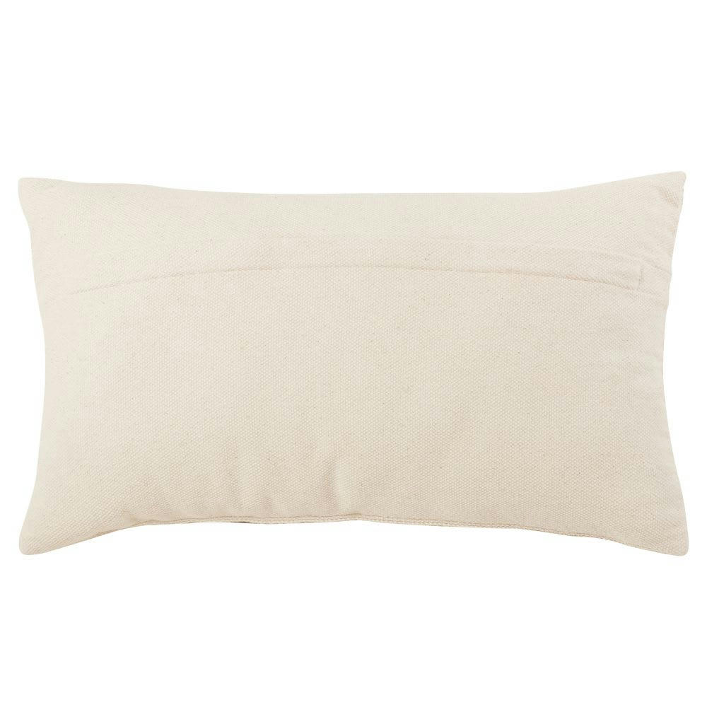 BASTET - Housse de coussin écrue avec galon 30x50