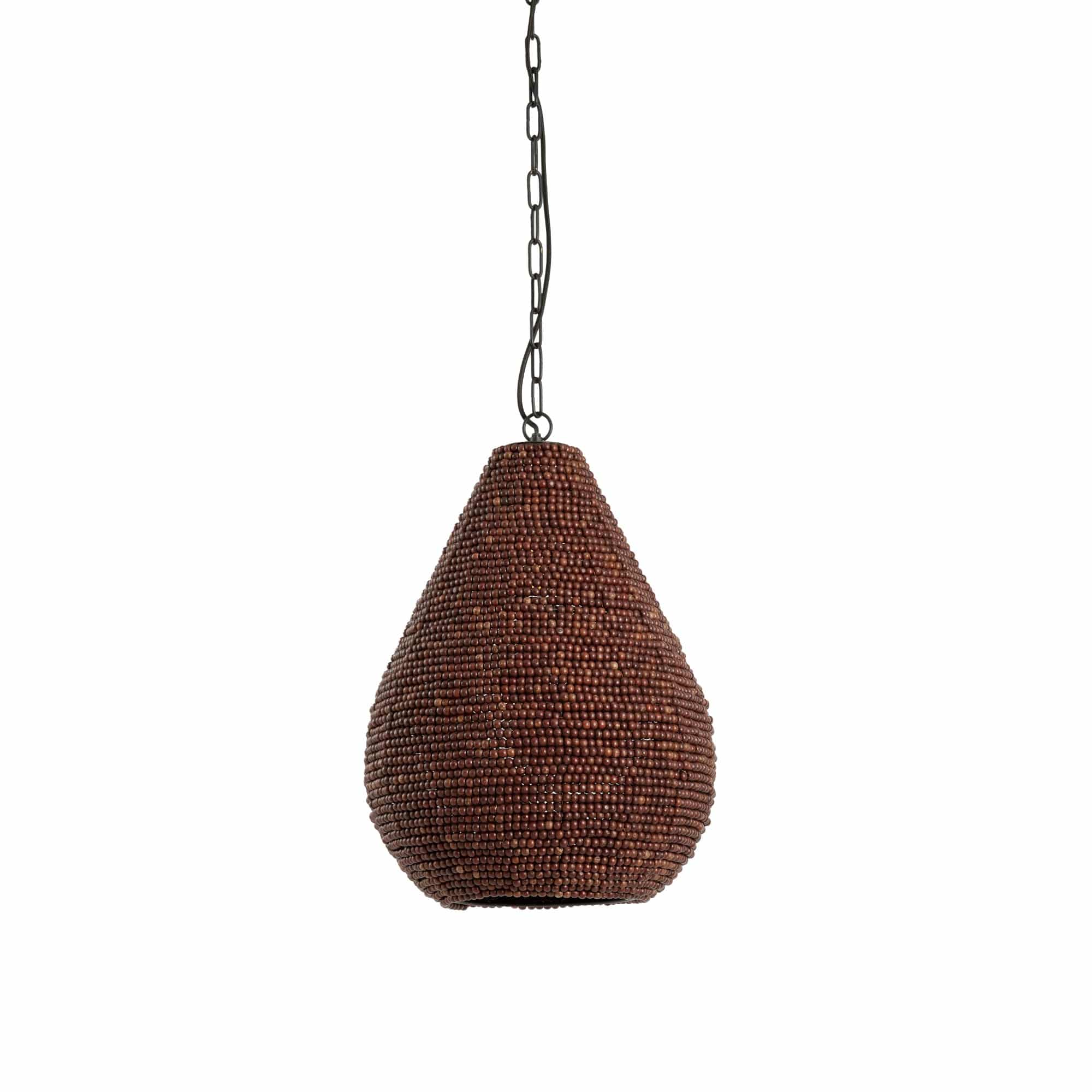 Light & Living hanglamp Kabinda - bruin - Ø31cm