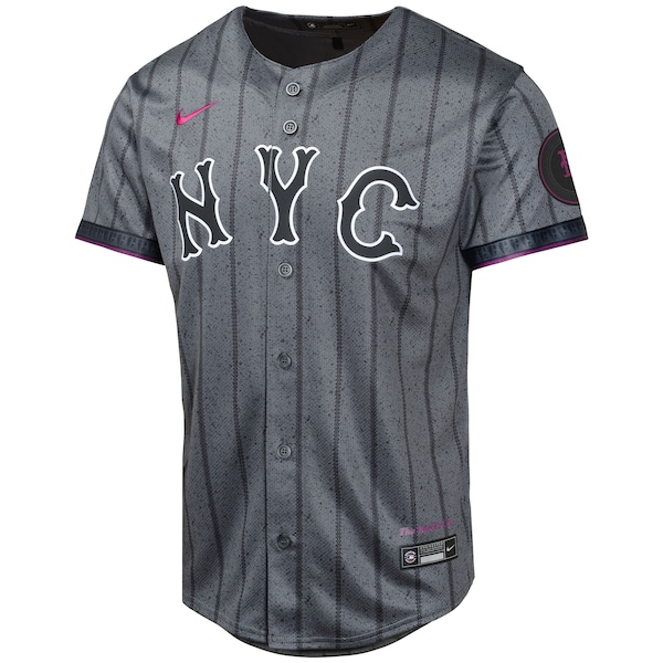 Francisco Alvarez New York Mets Nike Youth 2024 City Connect Limited Player Jersey - Graphite