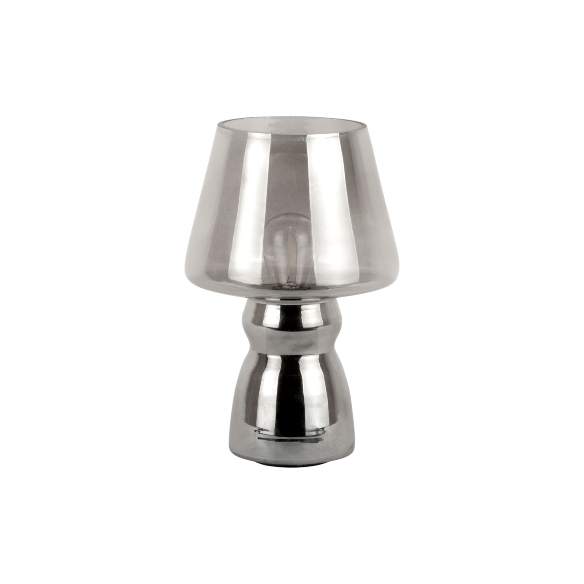 Leitmotiv tafellamp Classic LED - zilver - Ø16.5cm