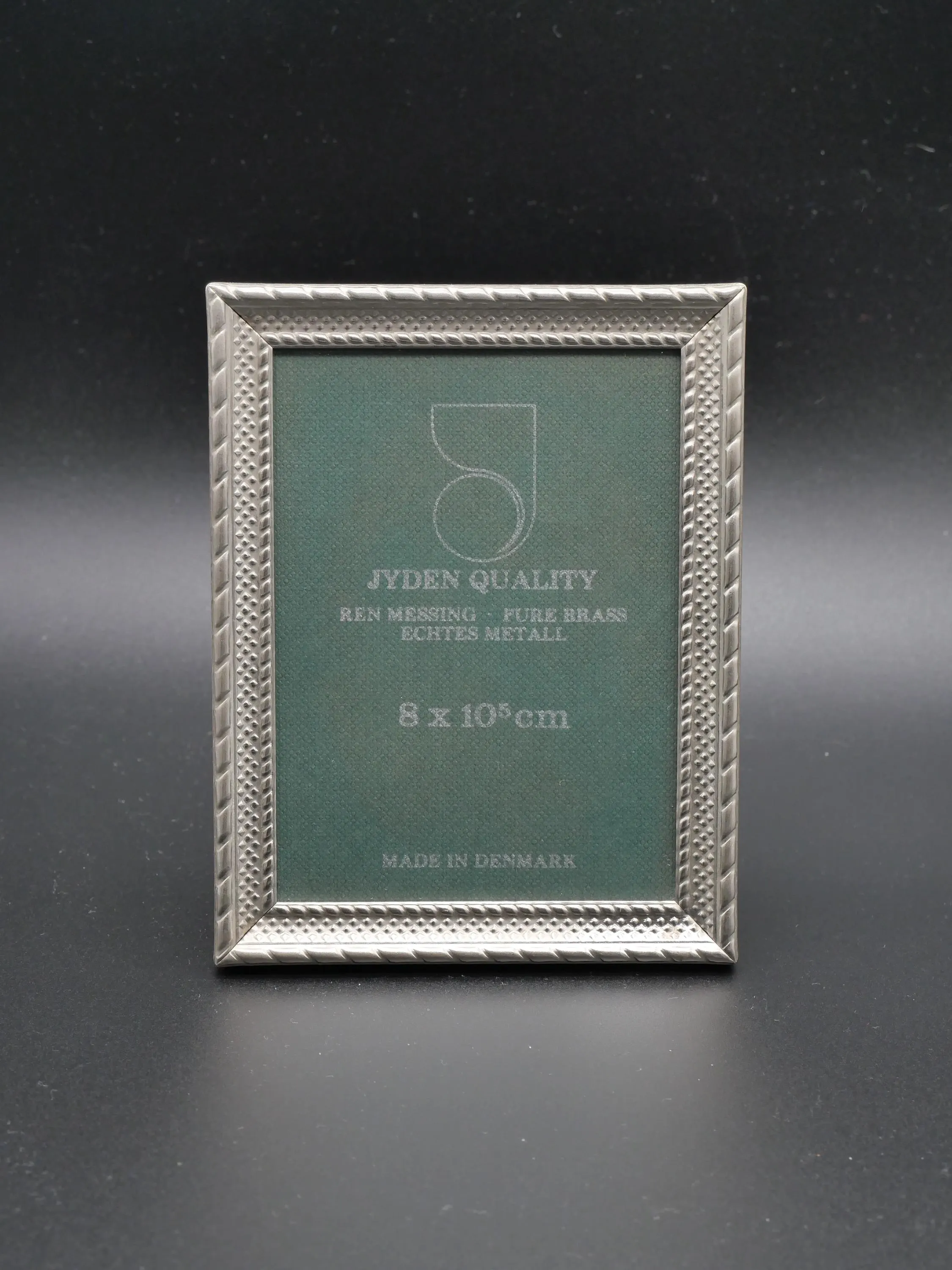 Jyden Denmark picture frame silver, photo frame, vintage 8x10.5