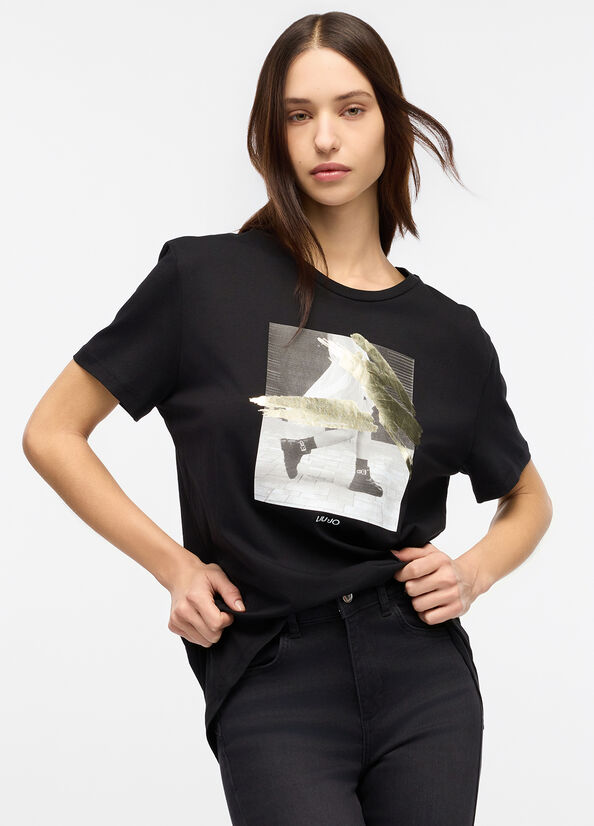 T-shirt con stampa