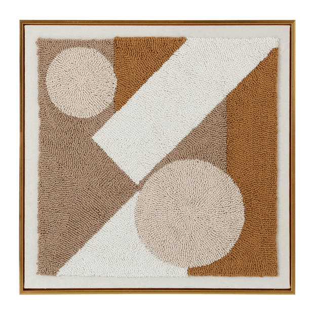 QUADRO 60 CM X 60 CM GEOMETRIC FABRIC