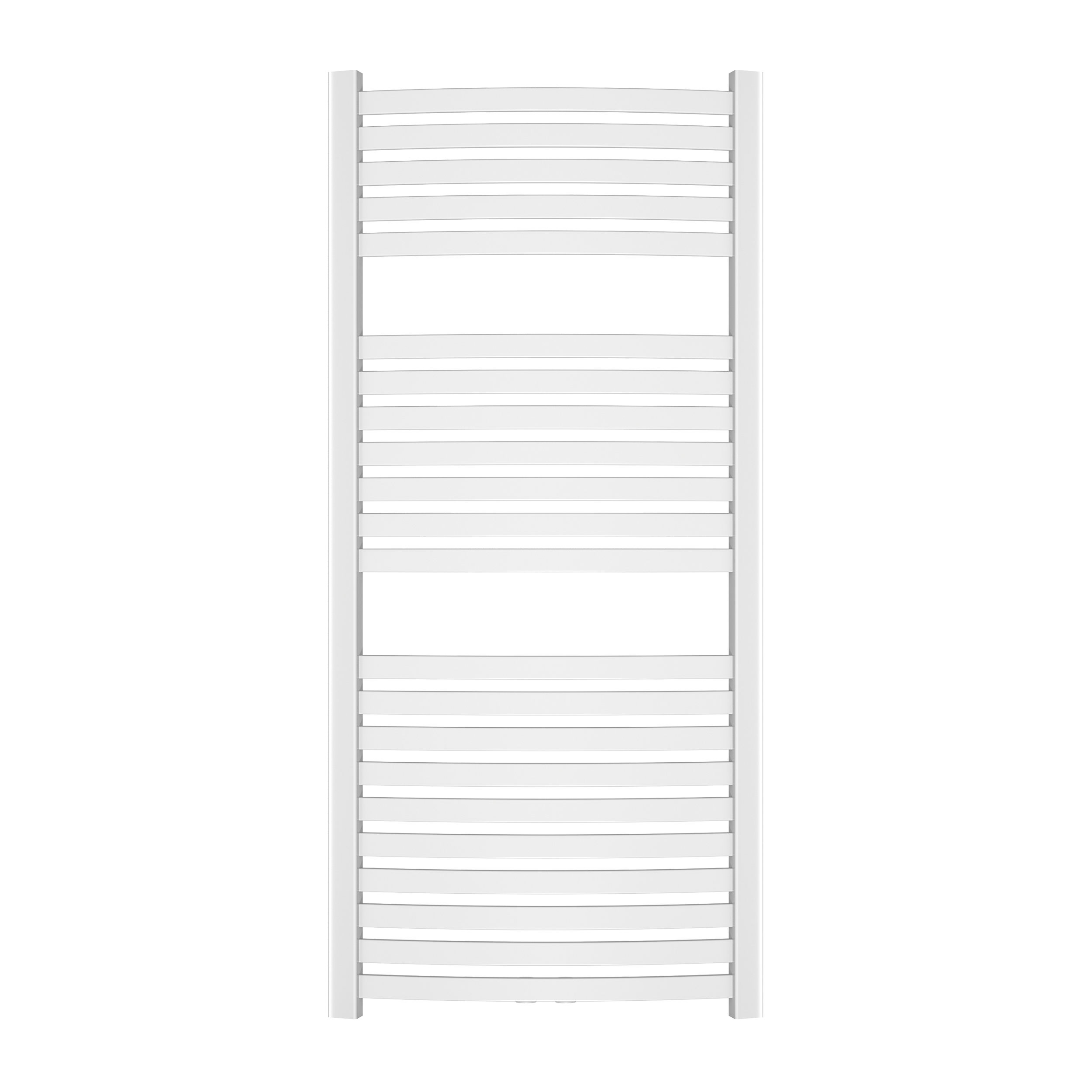 Grzejnik łazienkowy biały INVENA 538 W 446x1200 mm OSIOWE